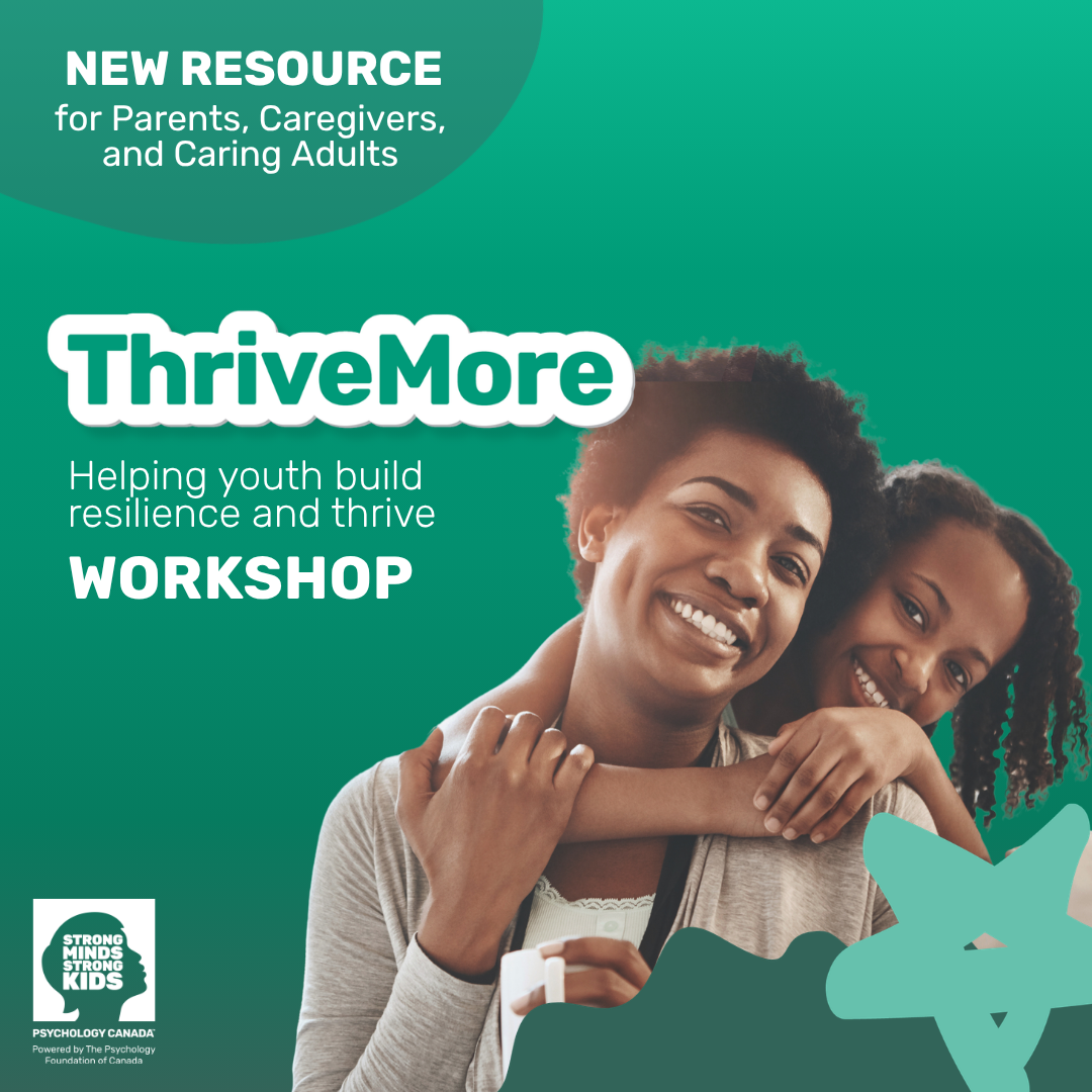 ThriveMore: For Caring Adults Nurturing Resilience in Young People Ages 10-18