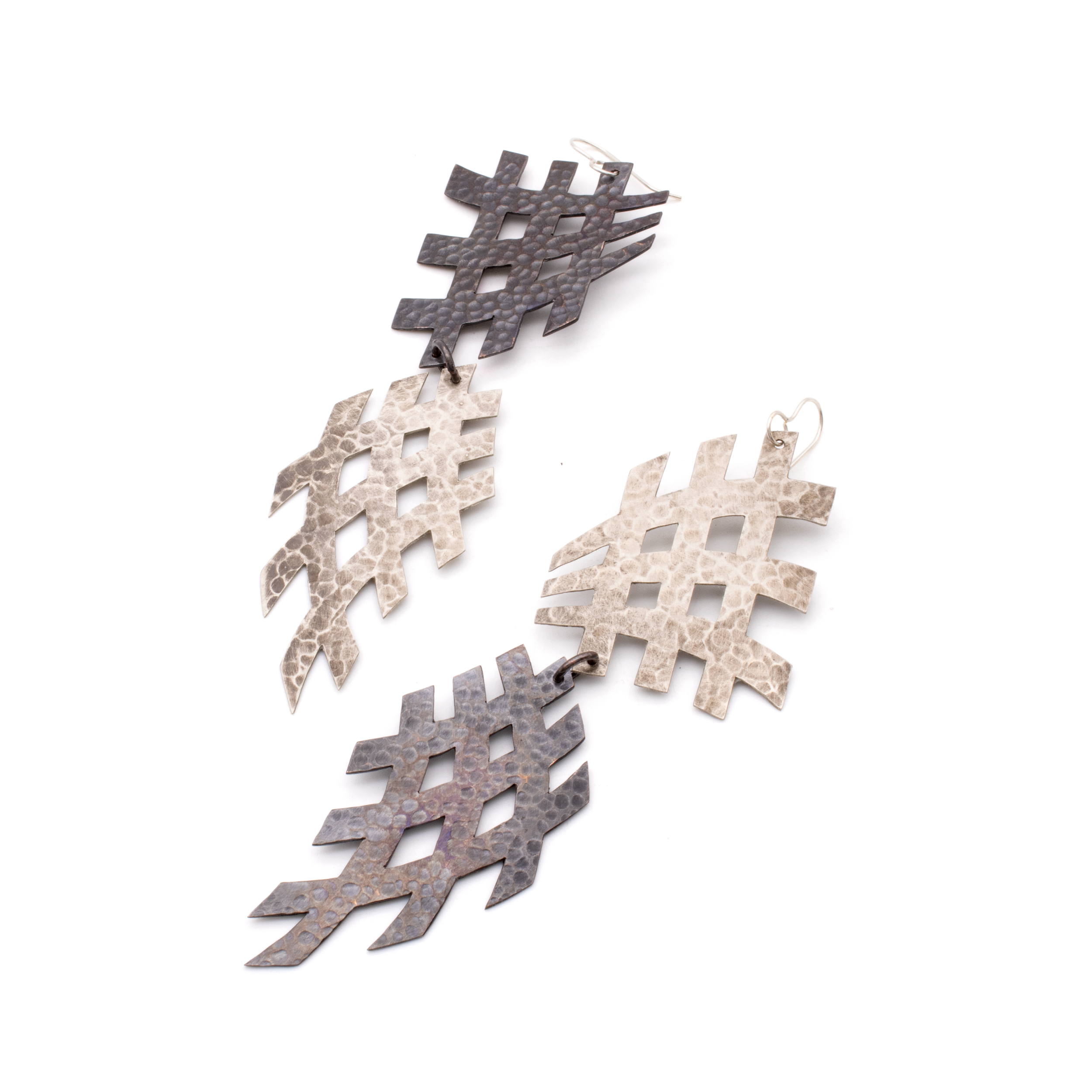 Grid Earrings #1