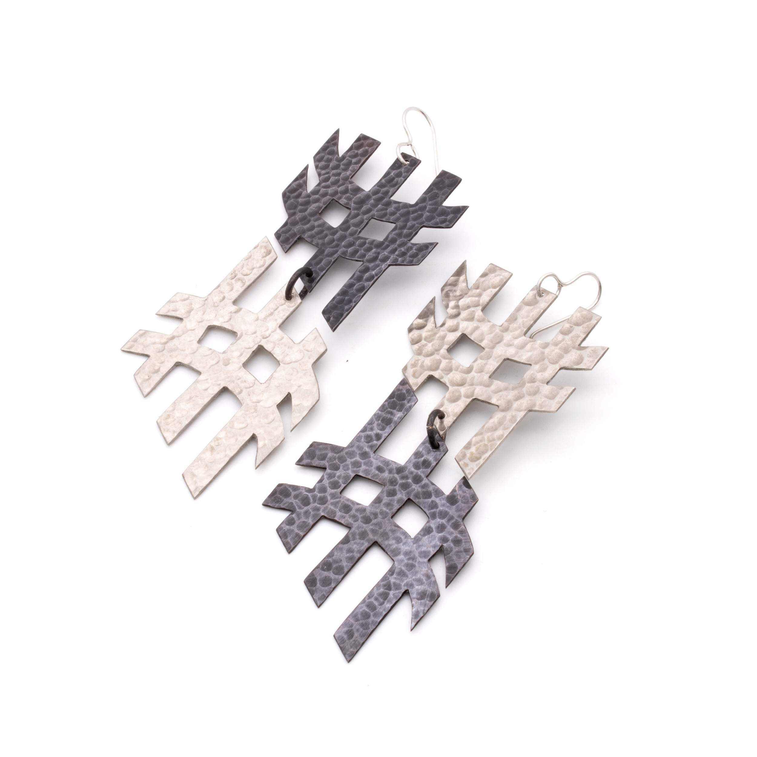 Grid Earrings #2
