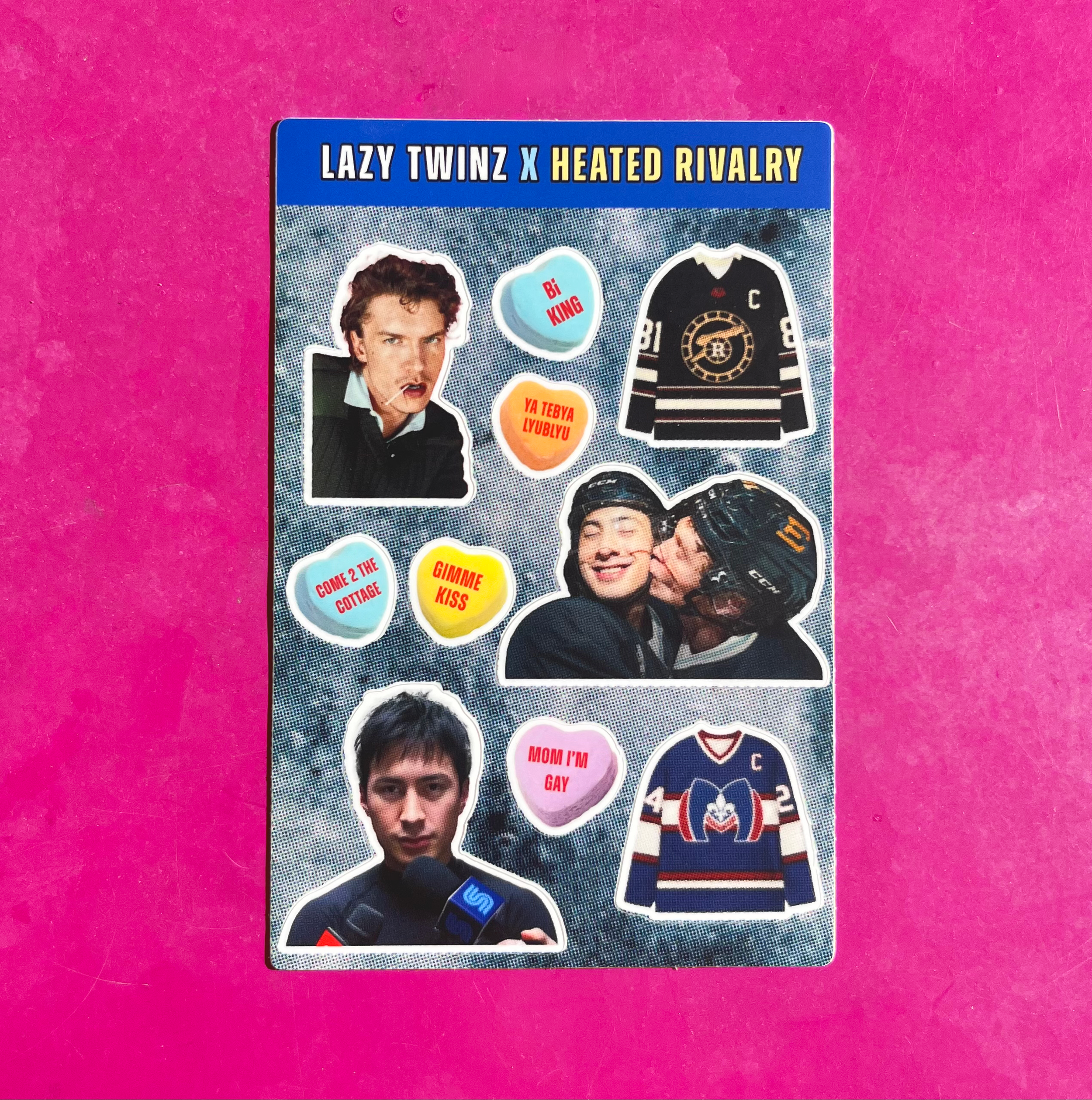 Heated Rivalry Sticker Sheet