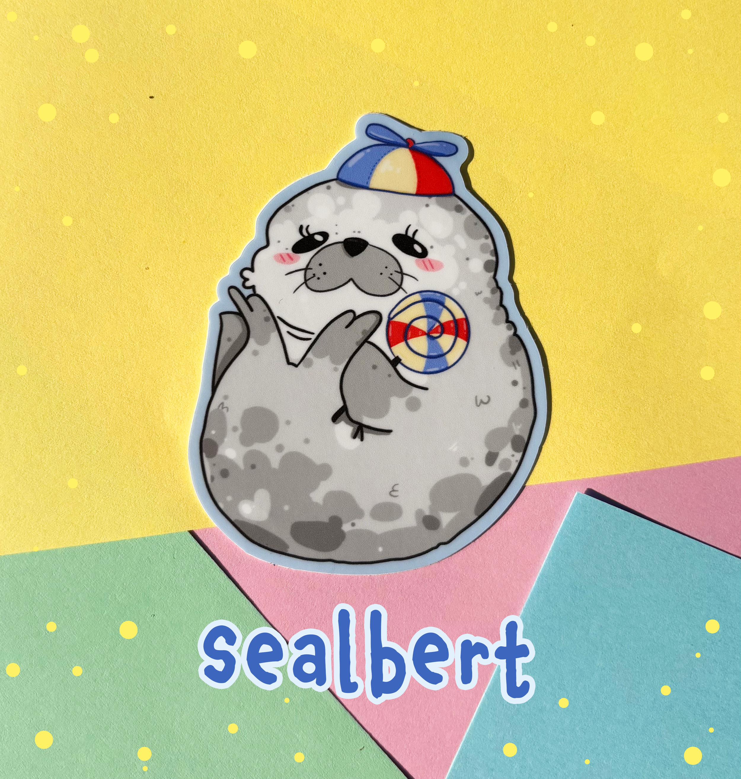 Silly Sealbert Sticker