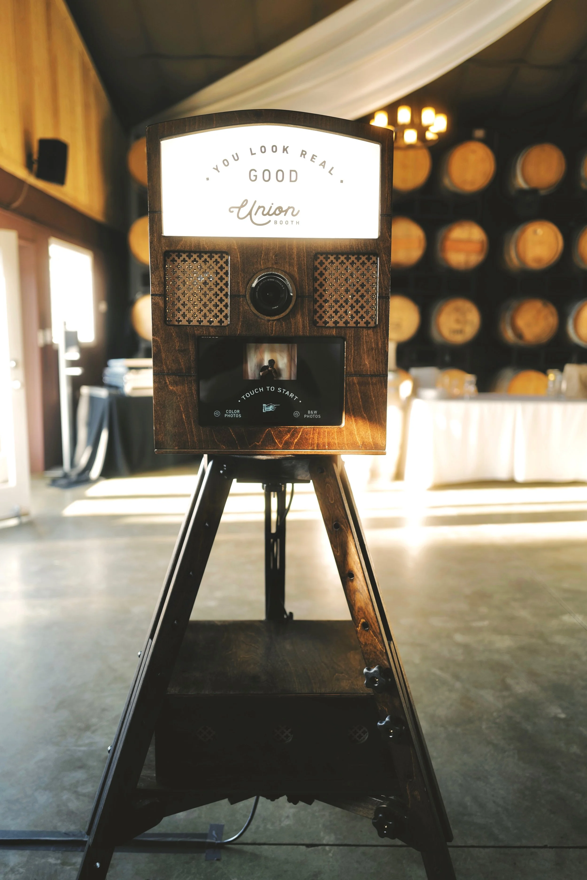 open-air photo booth in Southern California