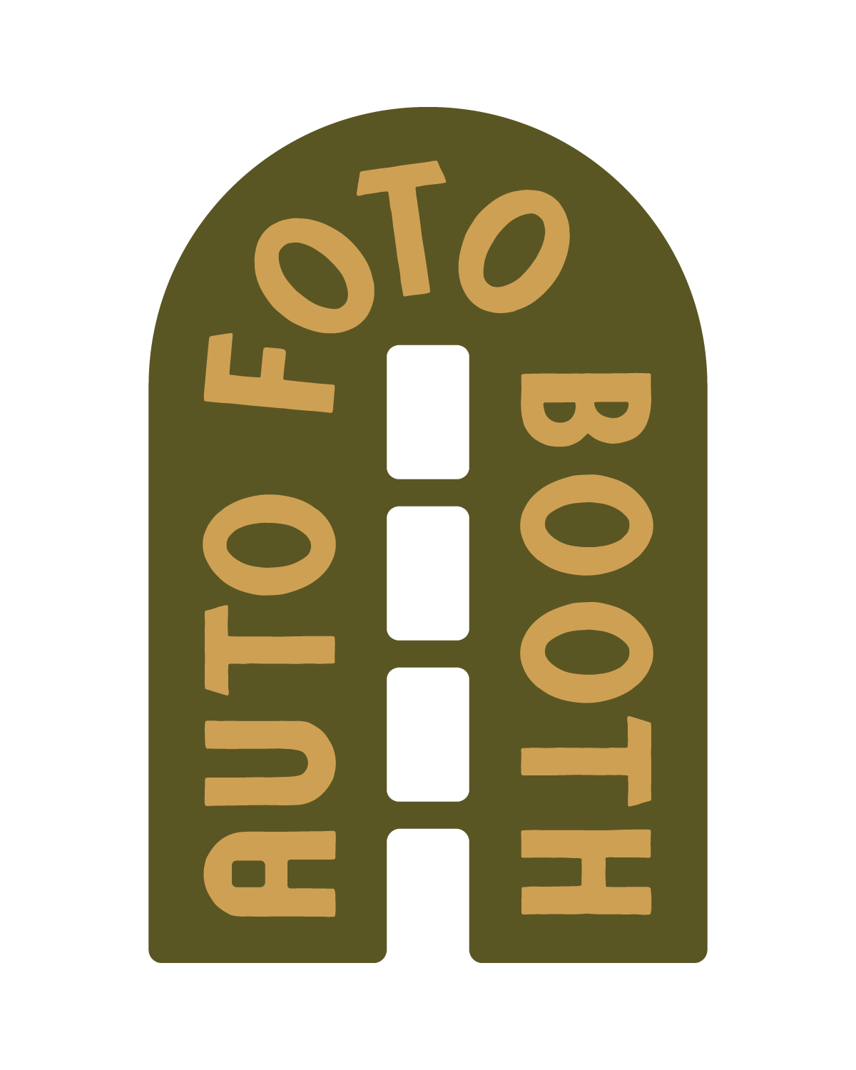 A military green patch in the shape of a tombstone with the words "HOLD TO BOTHER" written in tan letters.