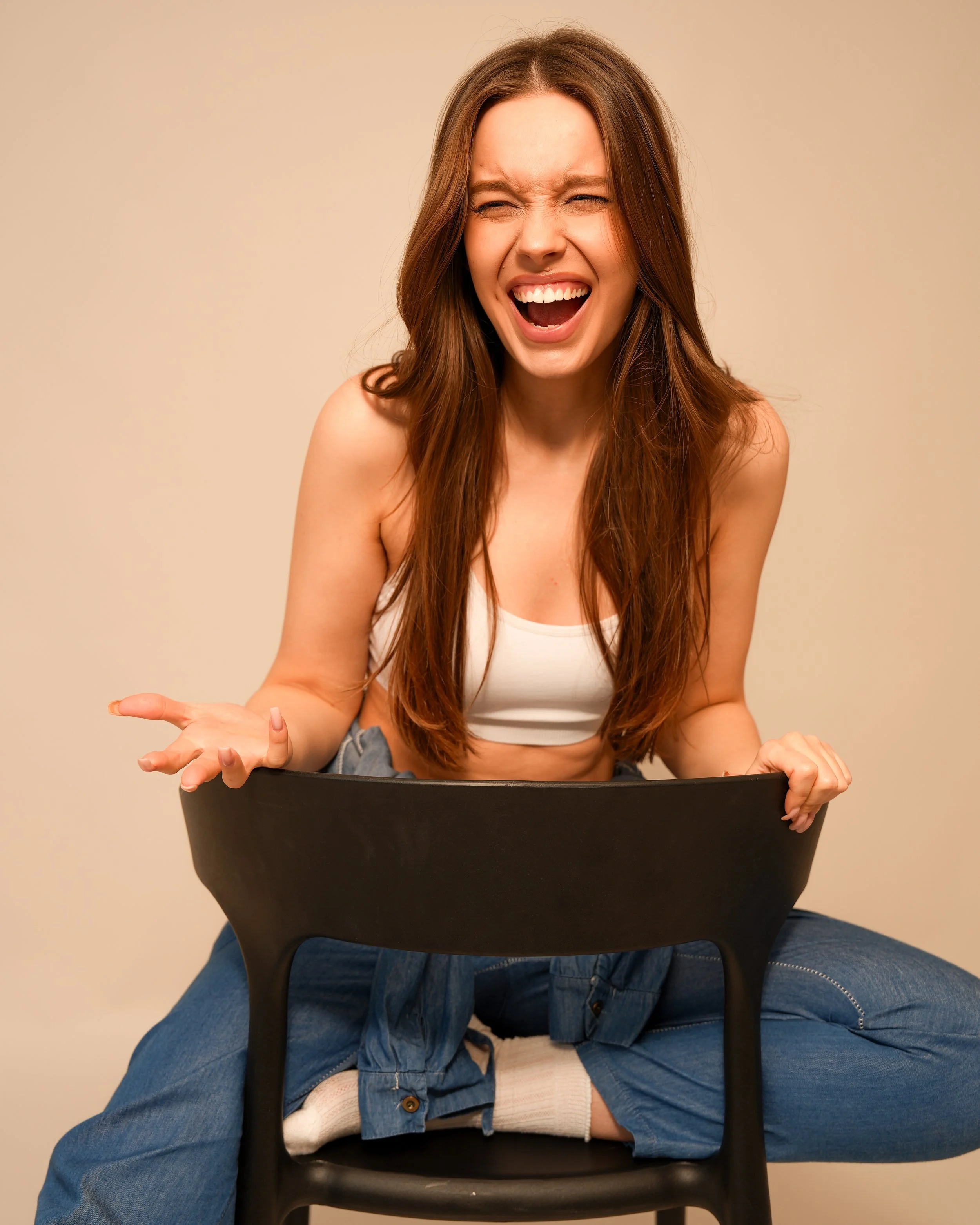 London based studio portrait