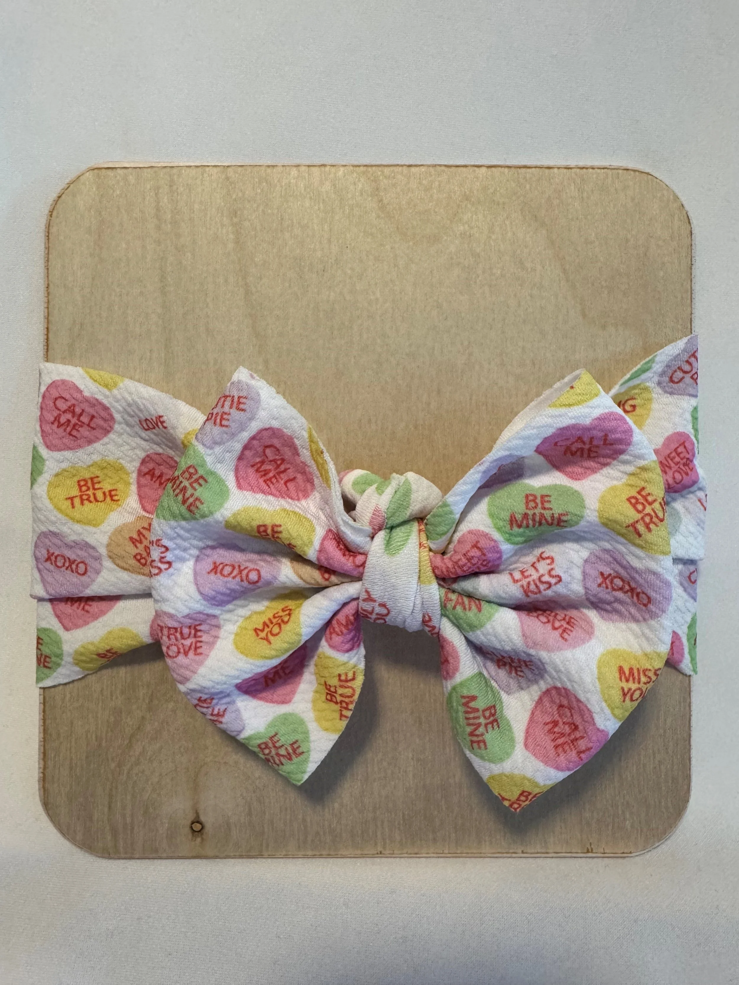 Valentine Headband Bow wrap