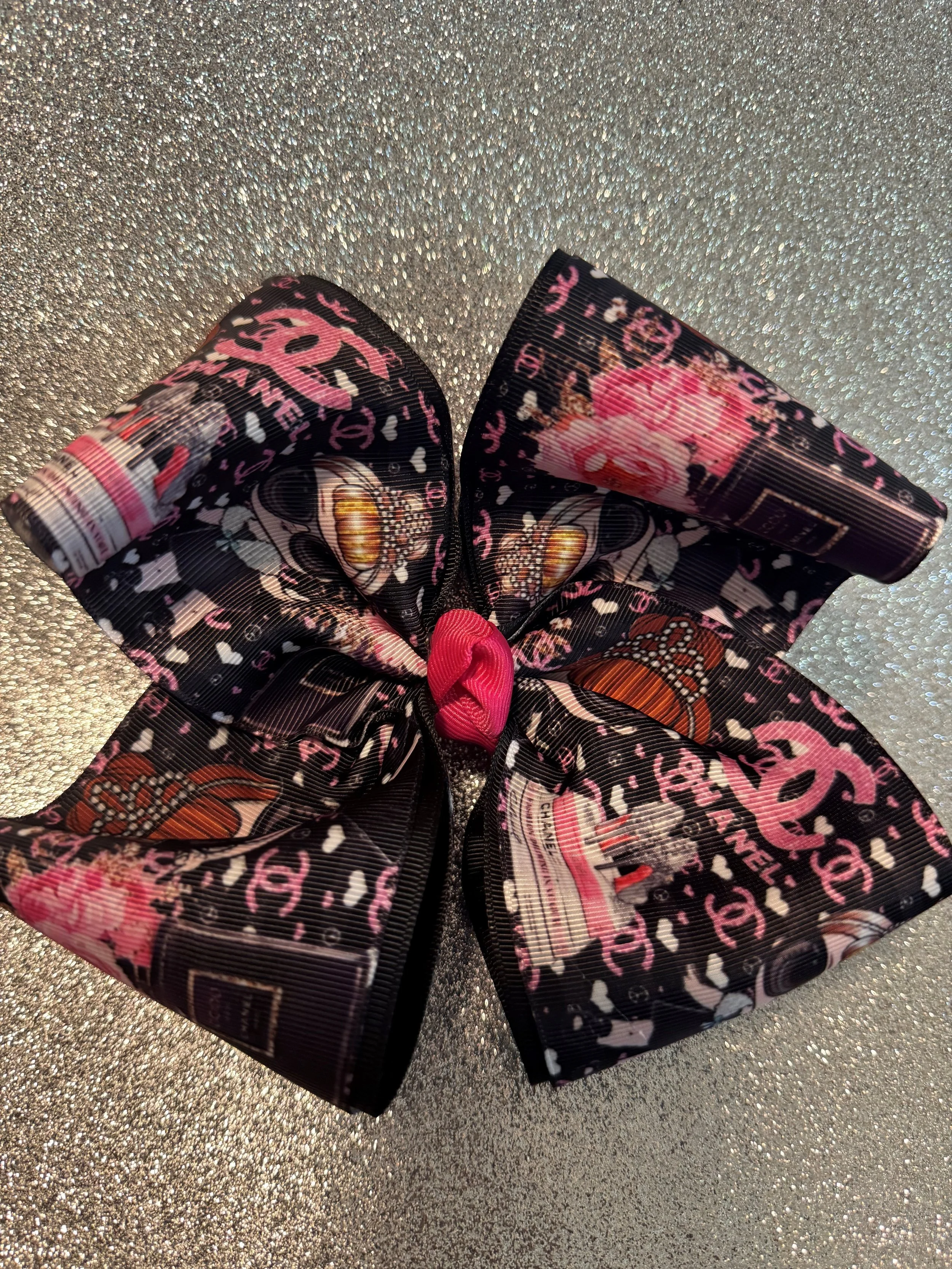 Pink Chanel Big 4inch Bow