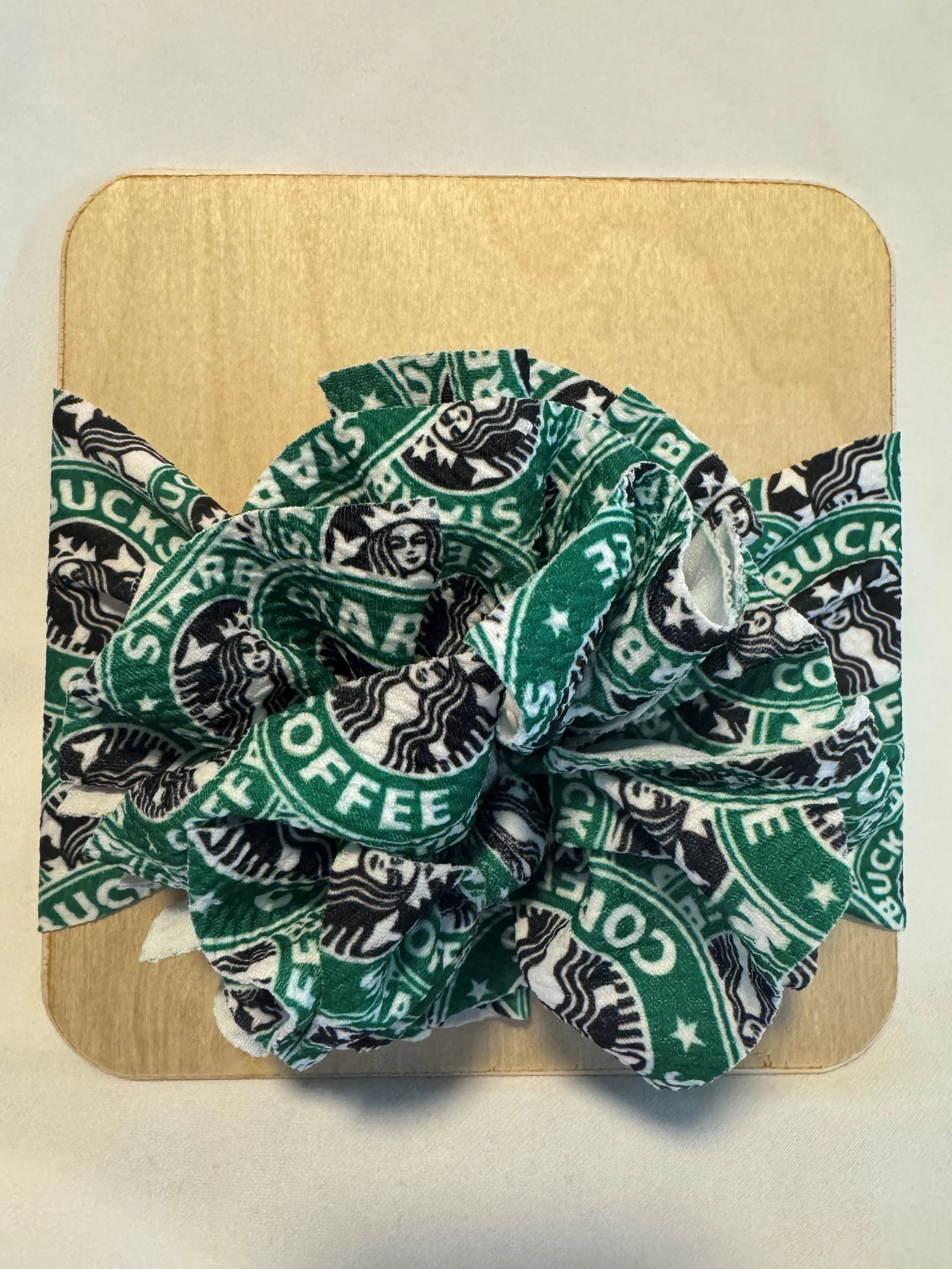 Starbucks Messy Head Wrap