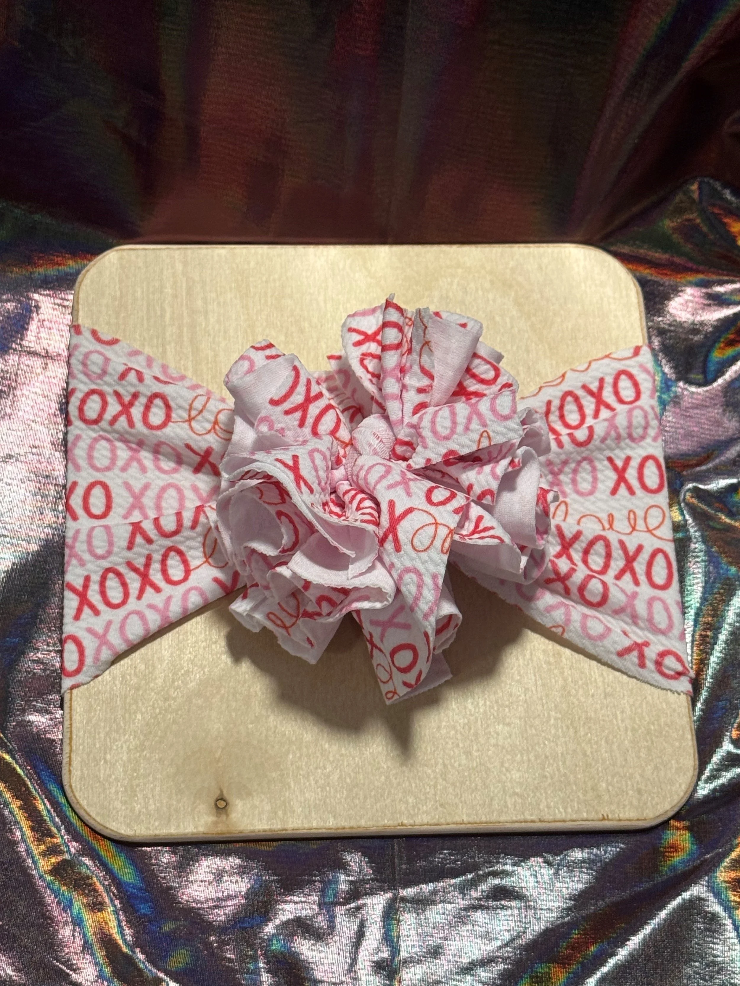 Valentines Day Messy Head Wrap