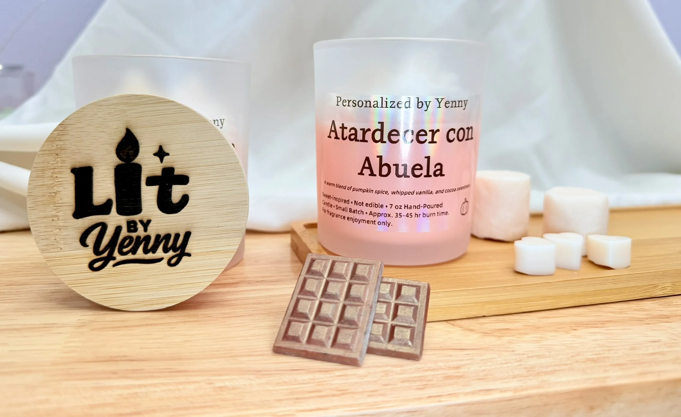 🤍 Atardecer con Abuela - Limited Edition Dessert Candle