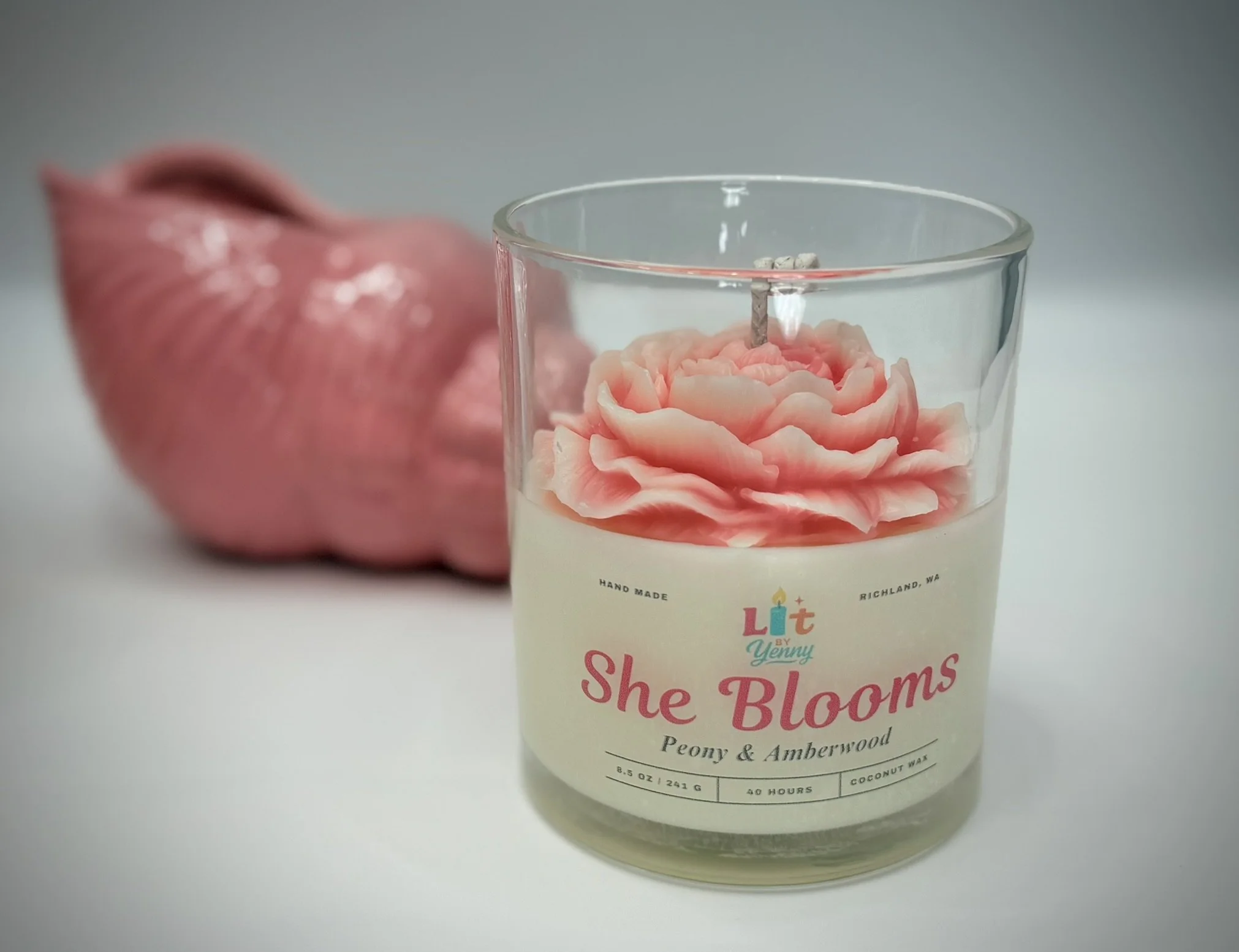 She Blooms Candle
