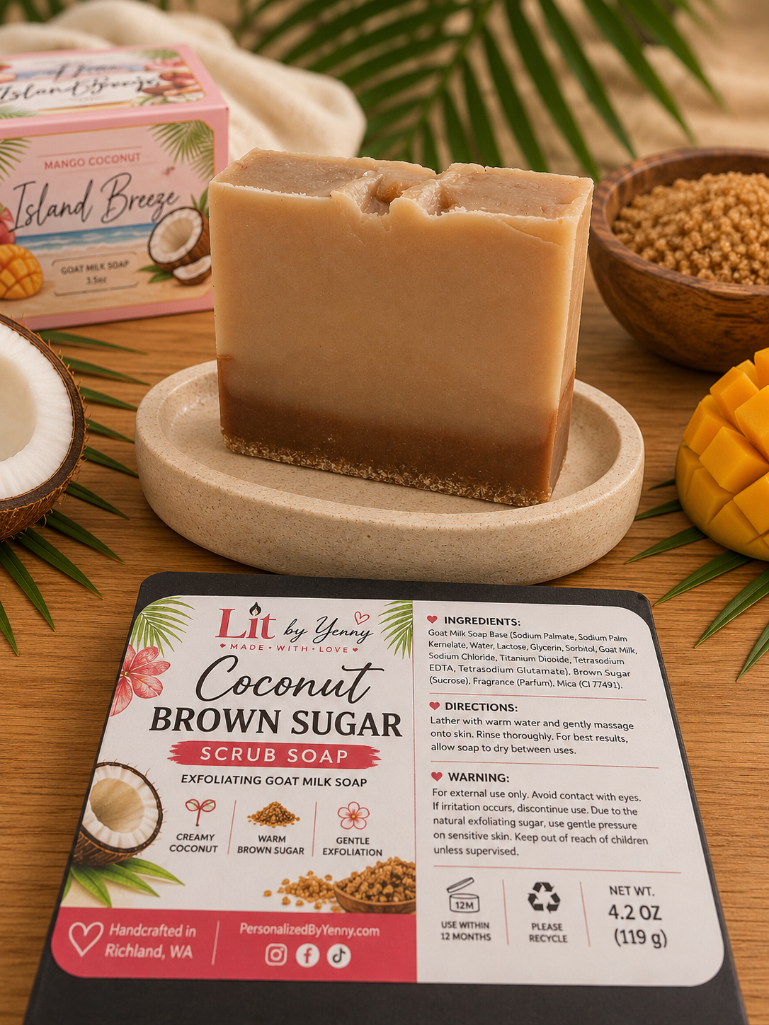 Sugar Sand Goat Milk Scrub Soap