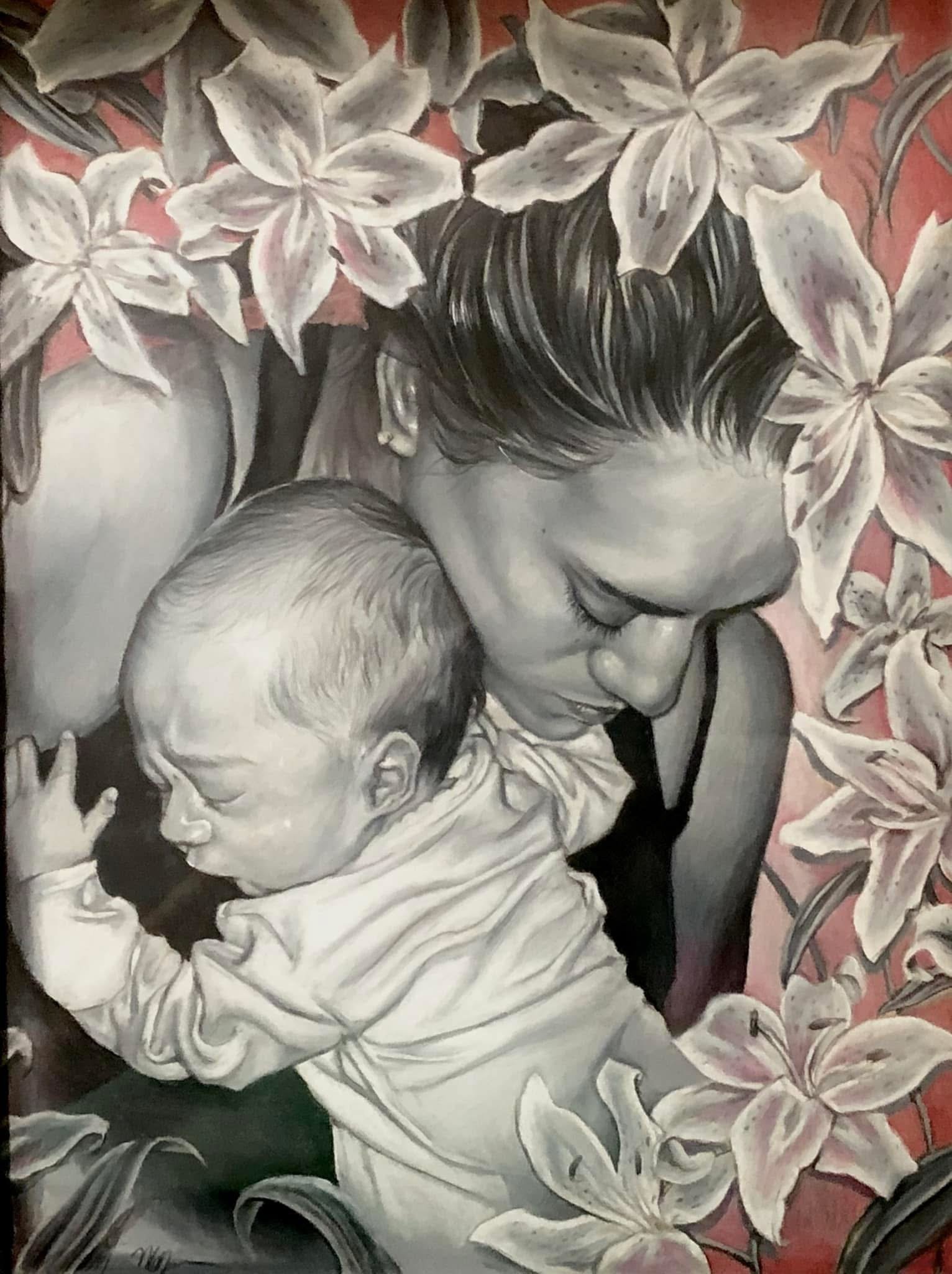 8”x10” prismacolor commission