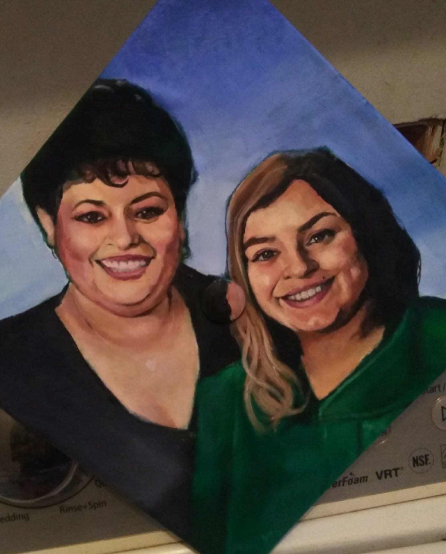 Graduation cap painting