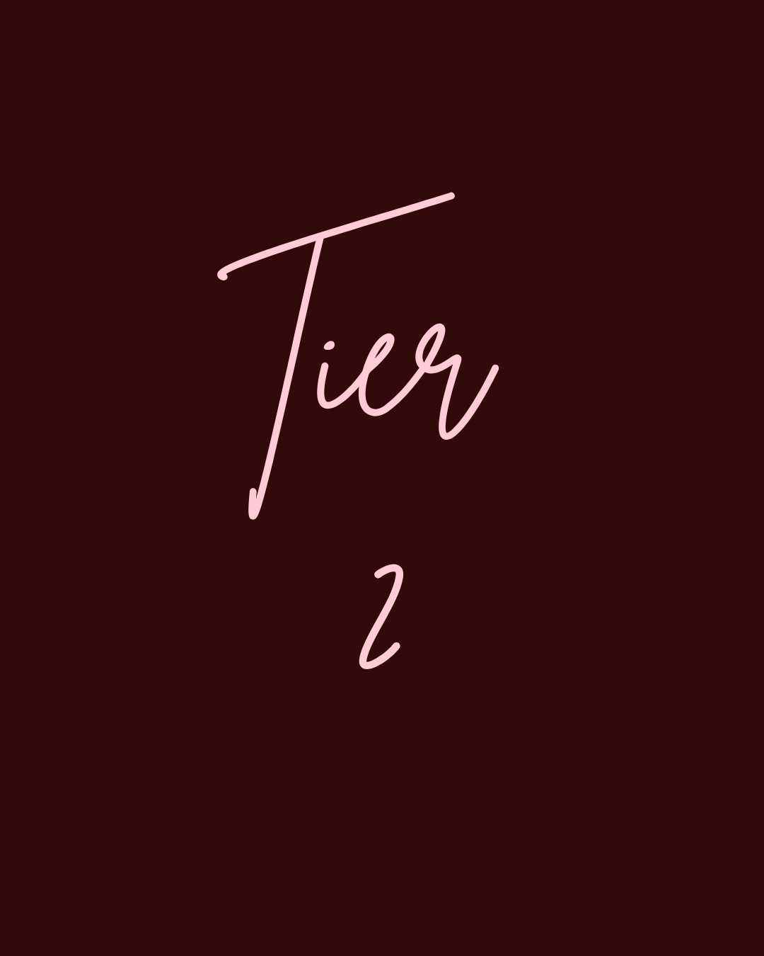 Tier 2 Membership