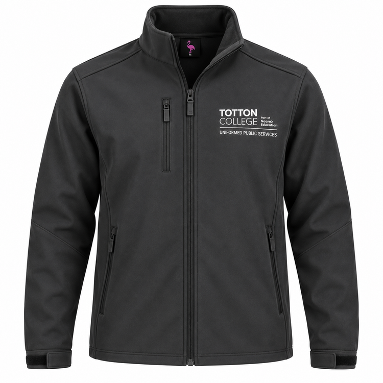 Totton College UPS Black Softshell Jacket