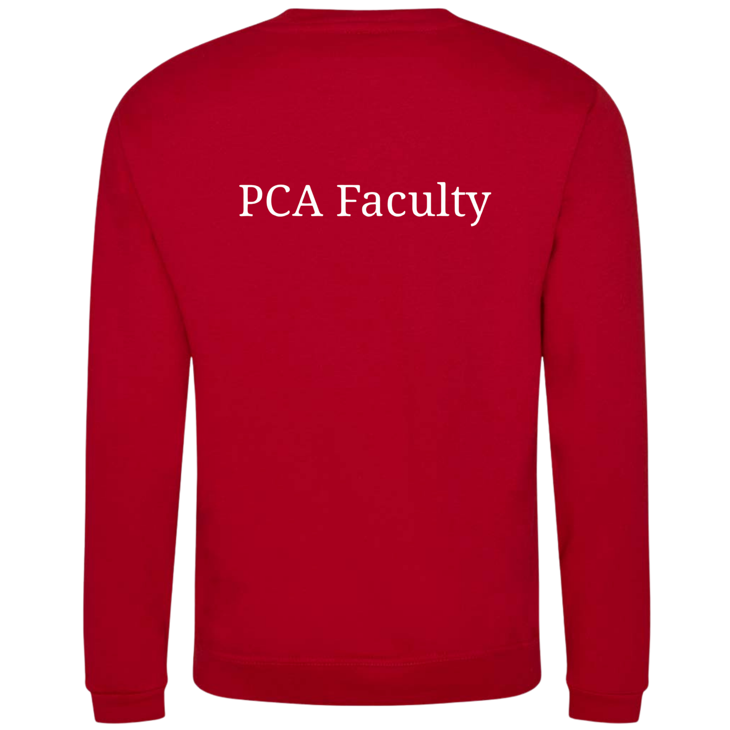 PCA Faculty Red Sweatshirt Back.png