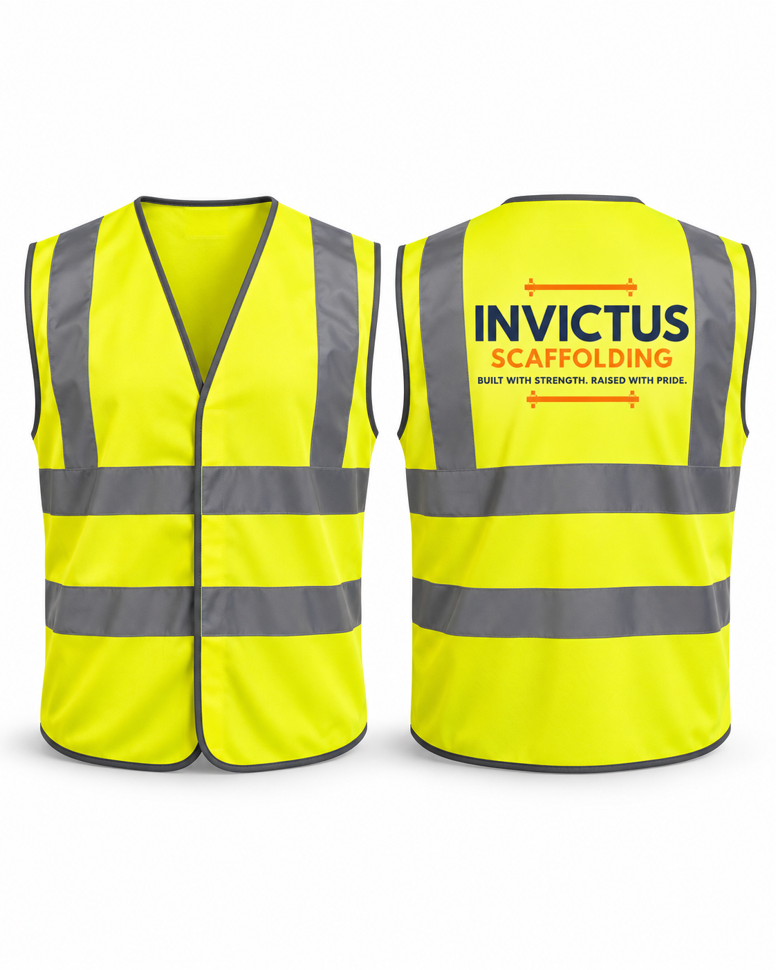 Invictus Hi-Vis Yellow Waistcoat