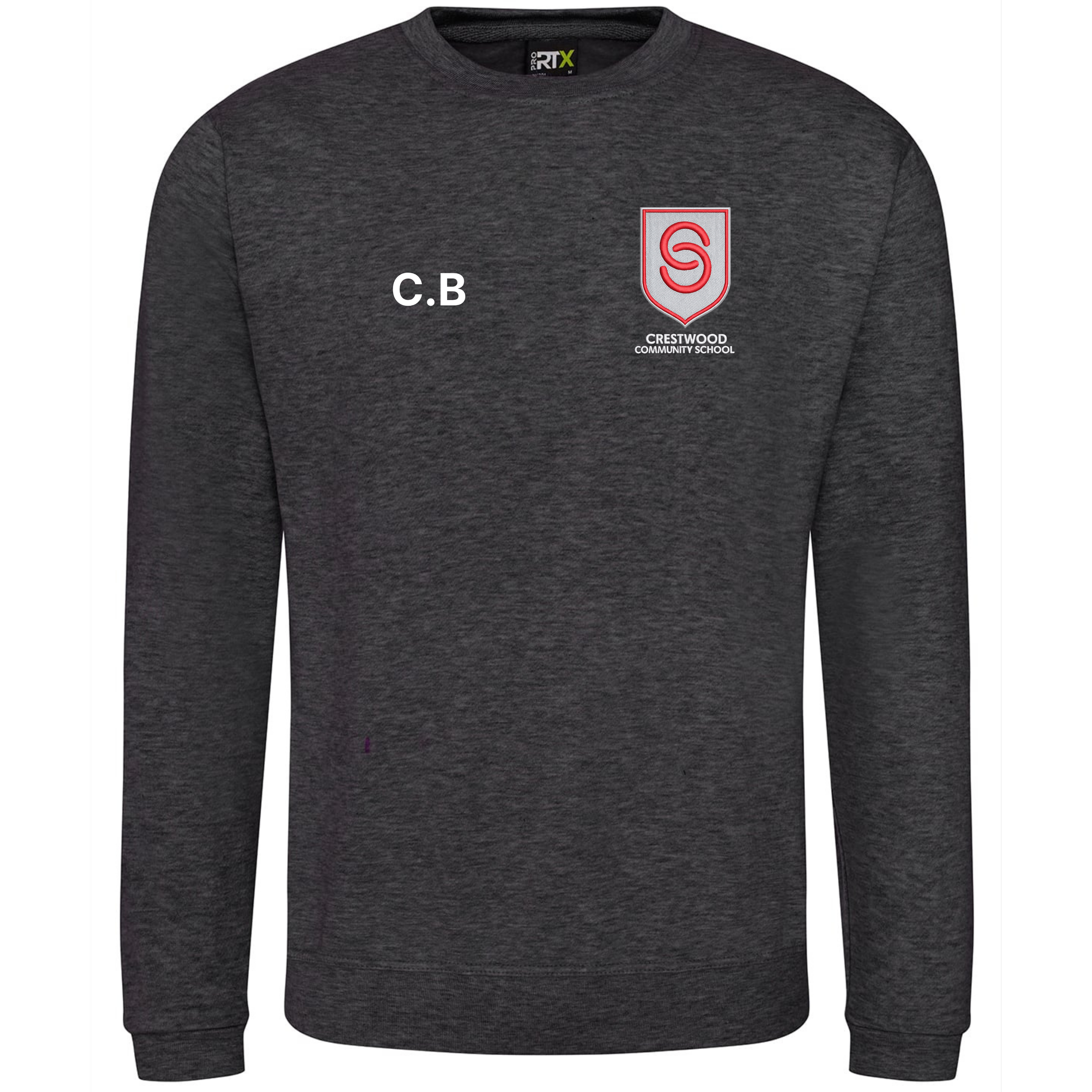 PCA Faculty Sweatshirt Charcoal.png