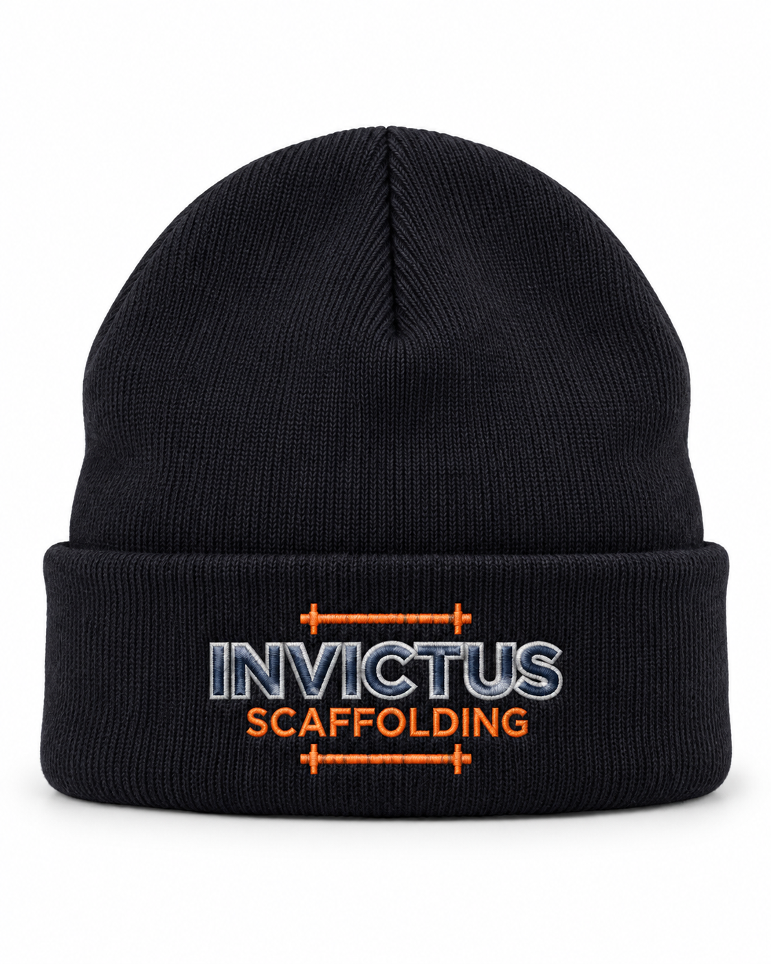 Invictus Black Beanie Hat