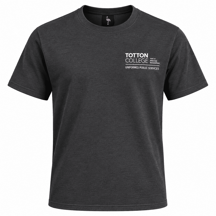 Totton College UPS Charcoal T-Shirt