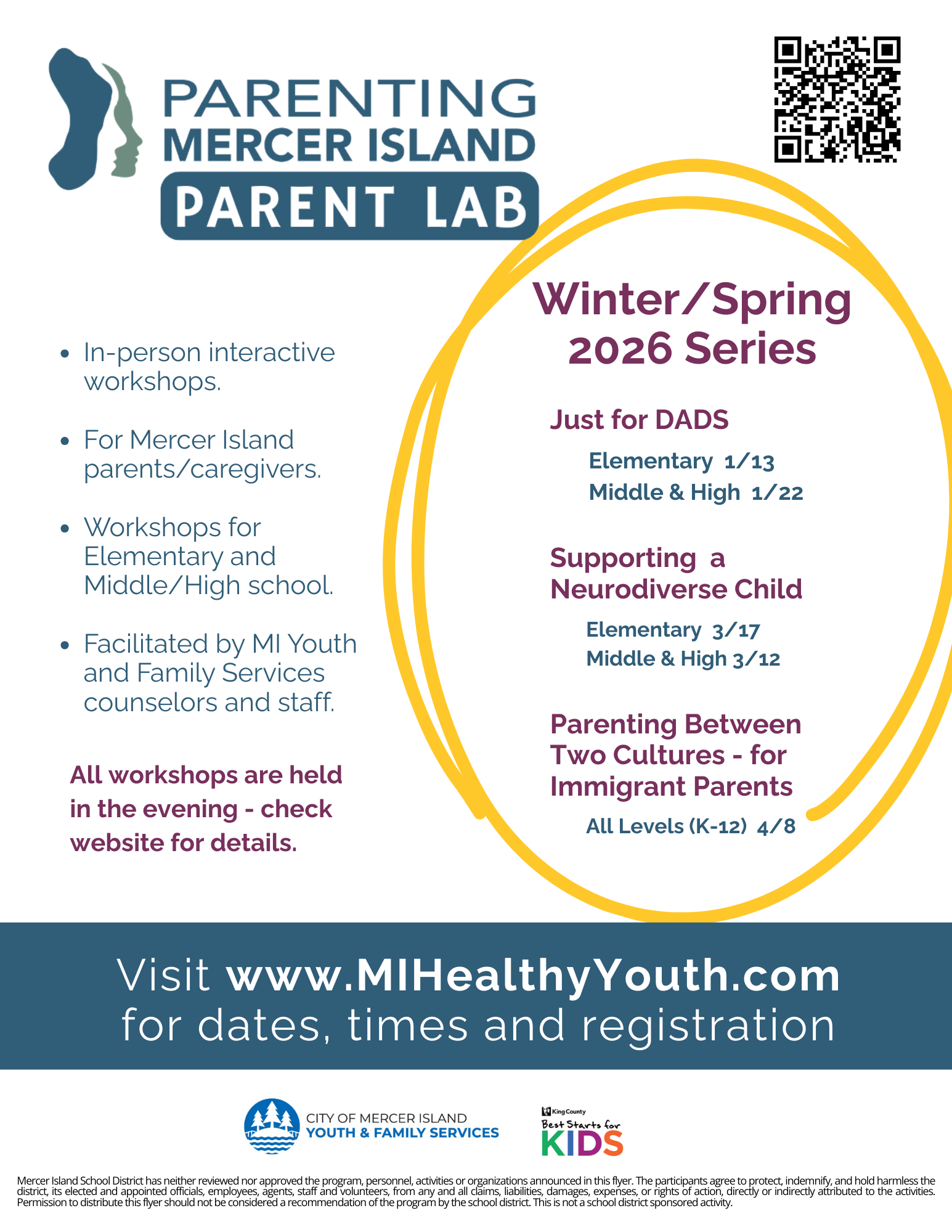 PARENT LAB: Supporting a Neurodiverse Child (Elementary)