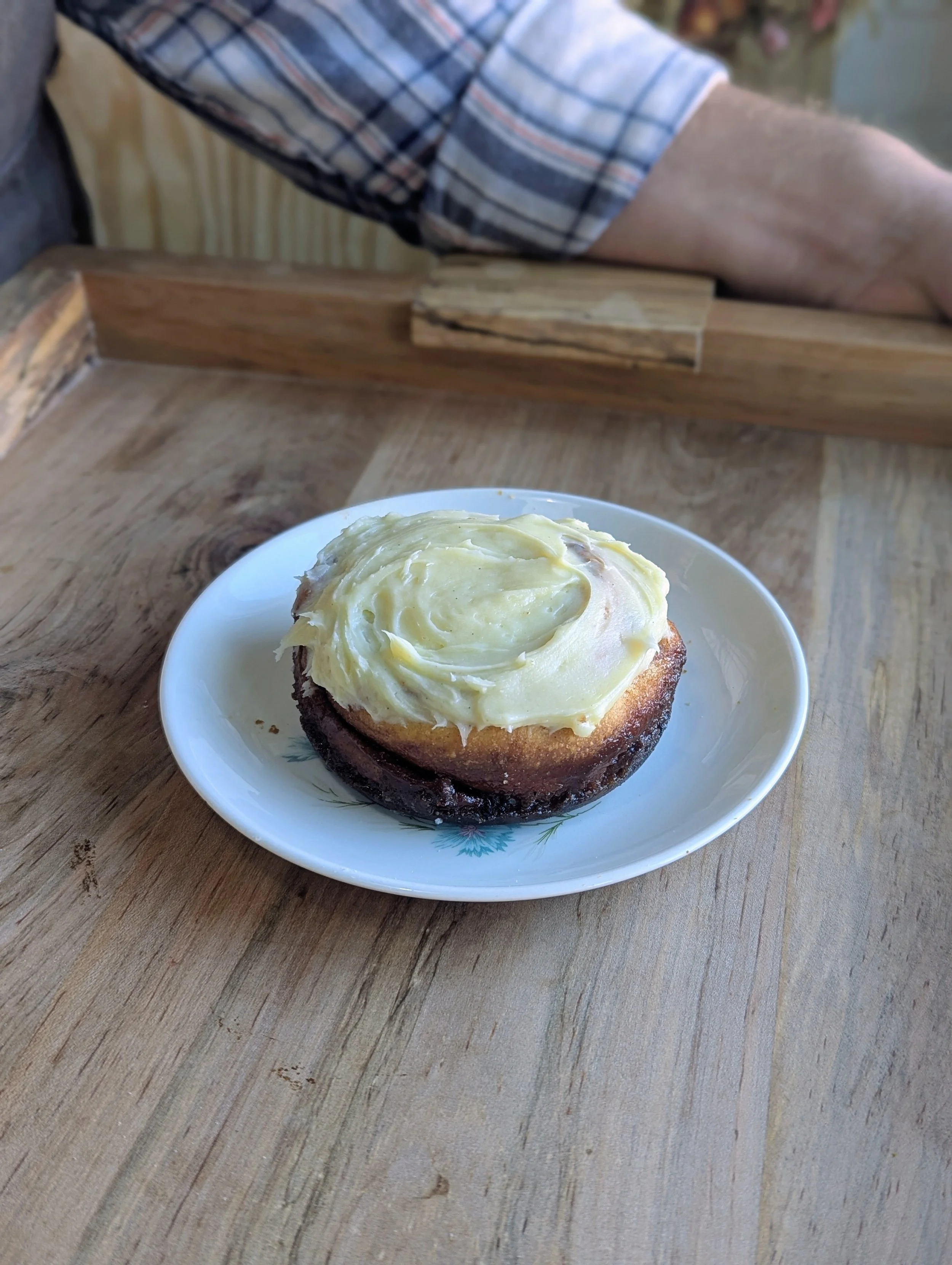 Sourdough Cinnamon Roll with Cream Cheese Icing