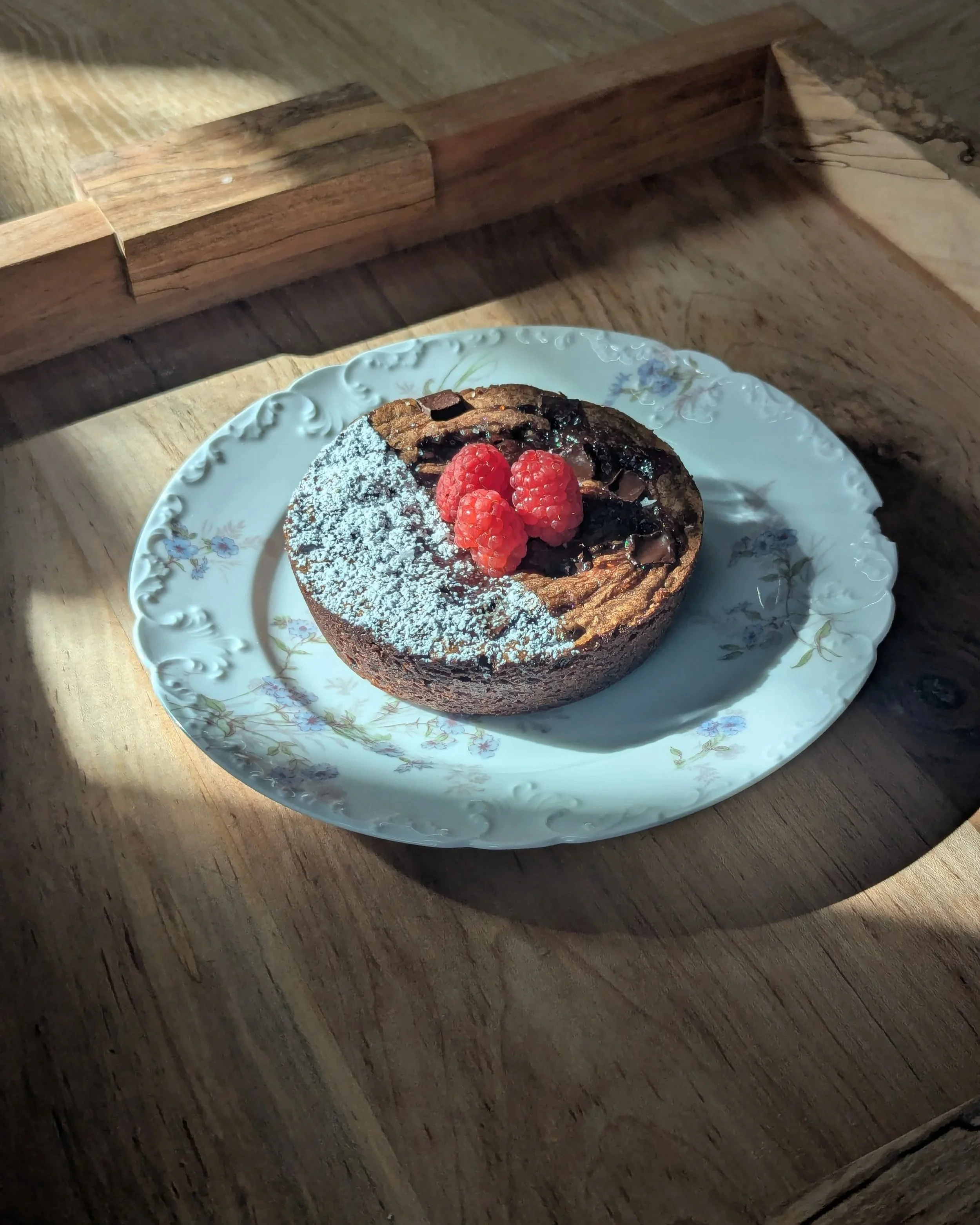 Dark Chocolate Raspberry Brownie