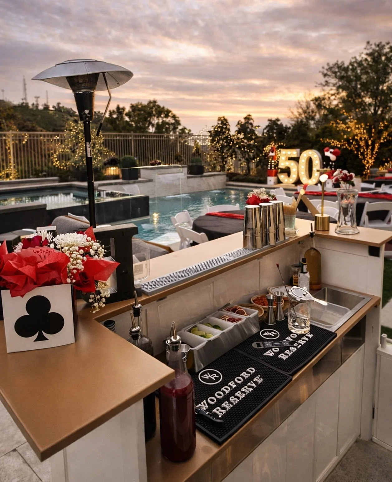 The best compliment? When they book us again. 🥂

We had the honor of celebrating this milestone 50th birthday with one of our favorite returning families &mdash; and this time, they went all in. &spades;️&hearts;️

A poker-themed party under the sta