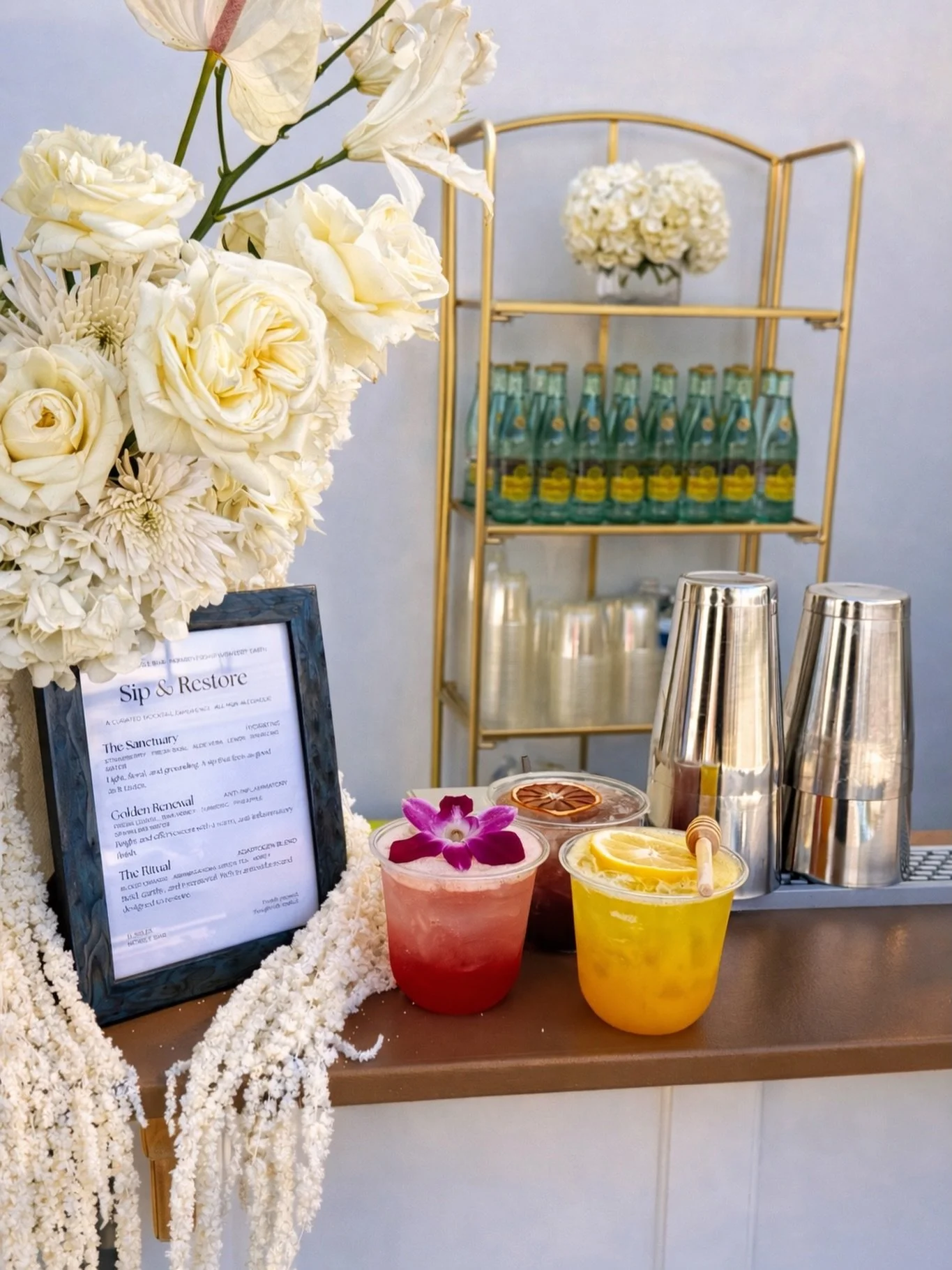 This one still lives rent free in my head. 🤍

Sip &amp; Restore, a mocktail menu built around adaptogens, fresh citrus, and botanicals, served at the @cozyearthcdm activation earlier this year.

This is what we do for brand events, pop-ups, and priv