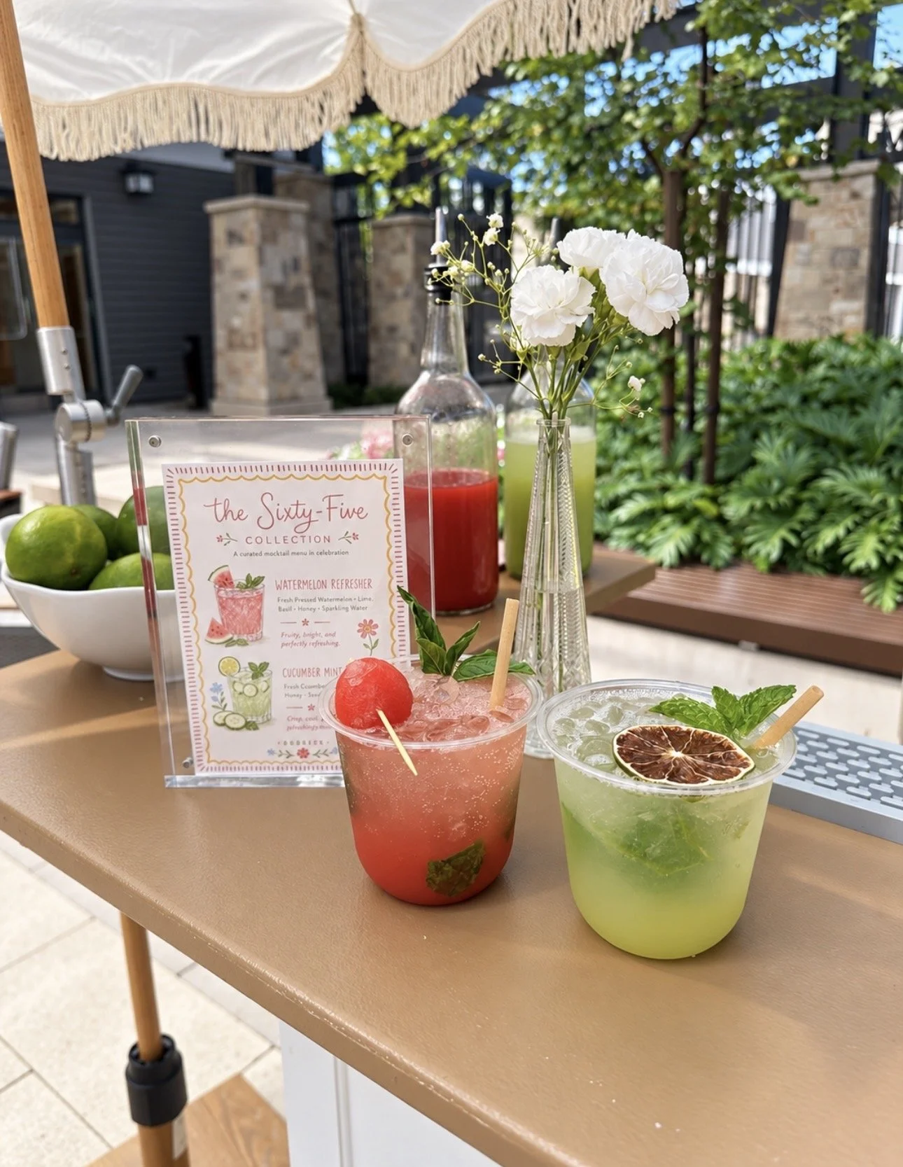 Fresh-Pressed Mocktail Bar at Lake Forest Community Center