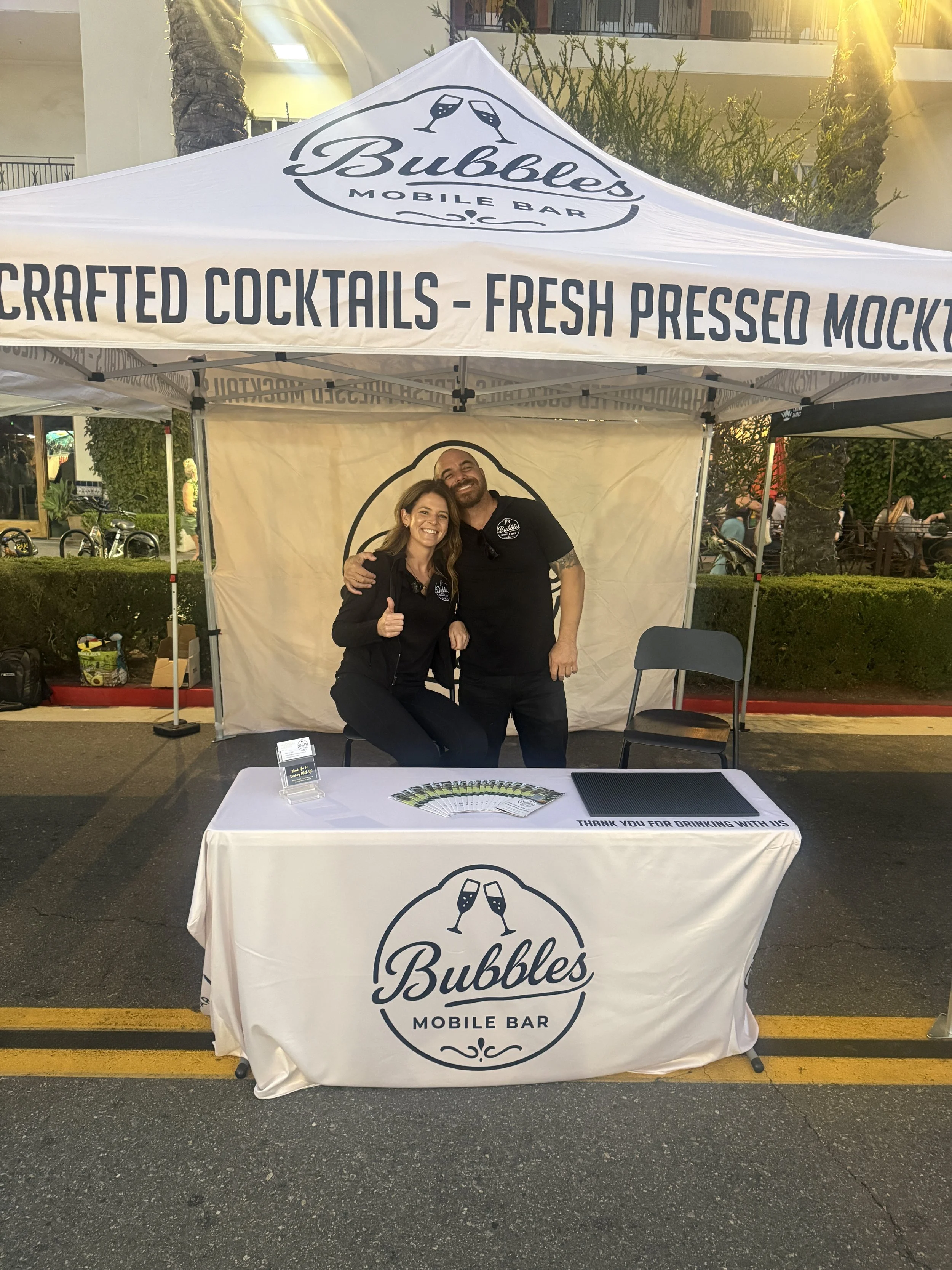 BUBBLES Mobile Bar at Surf City Nights in Huntington Beach