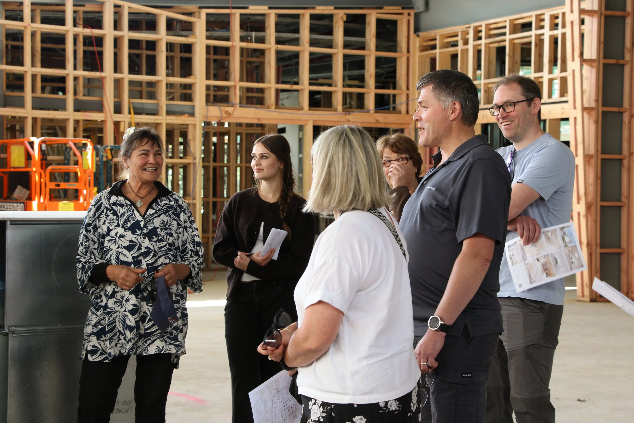 Visiting the site together