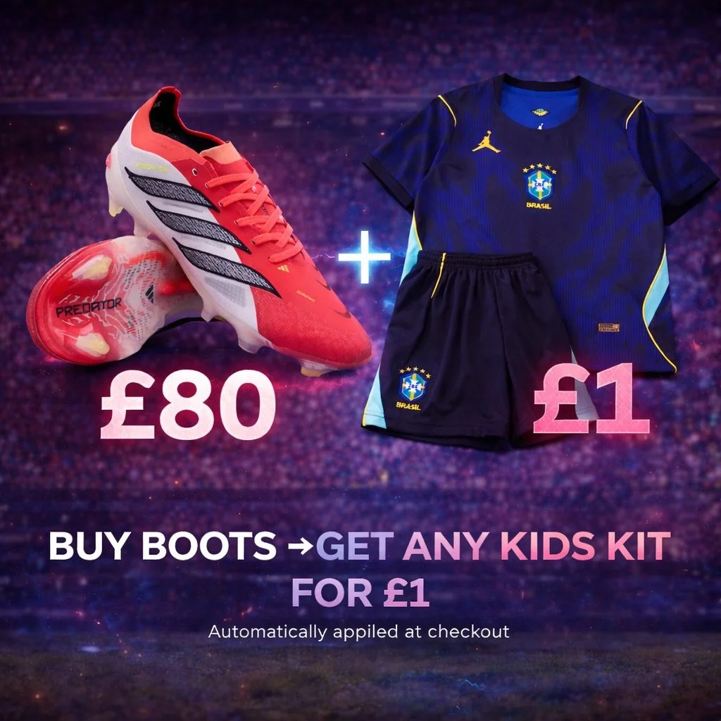 🚨 24 HOURS LEFT 🚨

Spend &pound;80 on boots&hellip;
Get a full kids kit for &pound;1 🤯

Everyone&rsquo;s jumping on this.
Don&rsquo;t be the one who missed it.

⏳ Ends Sunday
🔥 No restock

👉 sportdrip.net

#deals #offer #football #soccer #boots