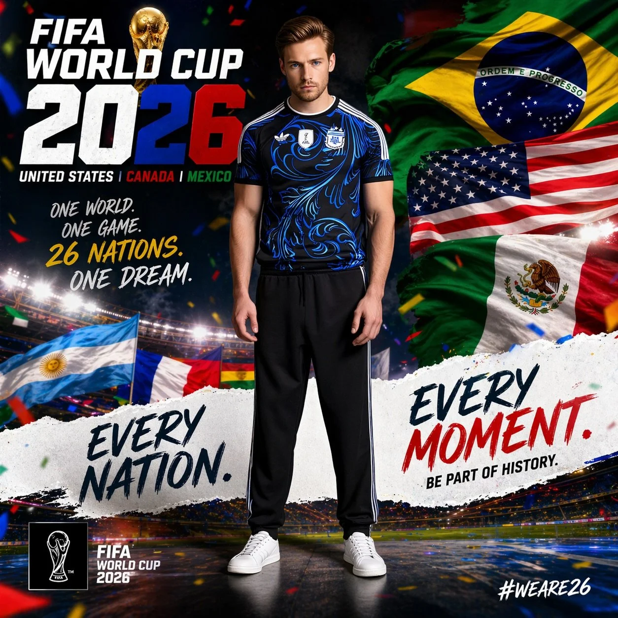 ARGENTINA 2026. DIFFERENT LEVEL. 🇦🇷

This isn&rsquo;t just a jersey &mdash; it&rsquo;s legacy stitched into every detail. Built for those who don&rsquo;t just watch the game&hellip; they carry it.

🔥 Elite design. Championship energy
🔥 Lightweigh