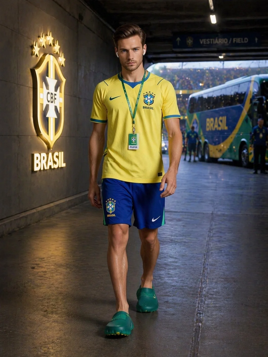 MATCHDAY MODE: ON. 🇧🇷

Tunnel vision. No distractions.
This is what stepping onto the pitch looks like.

Built for players who don&rsquo;t just play the game&hellip; they control it.

🔥 Elite fit. Match-ready comfort
🔥 Lightweight feel, maximum p