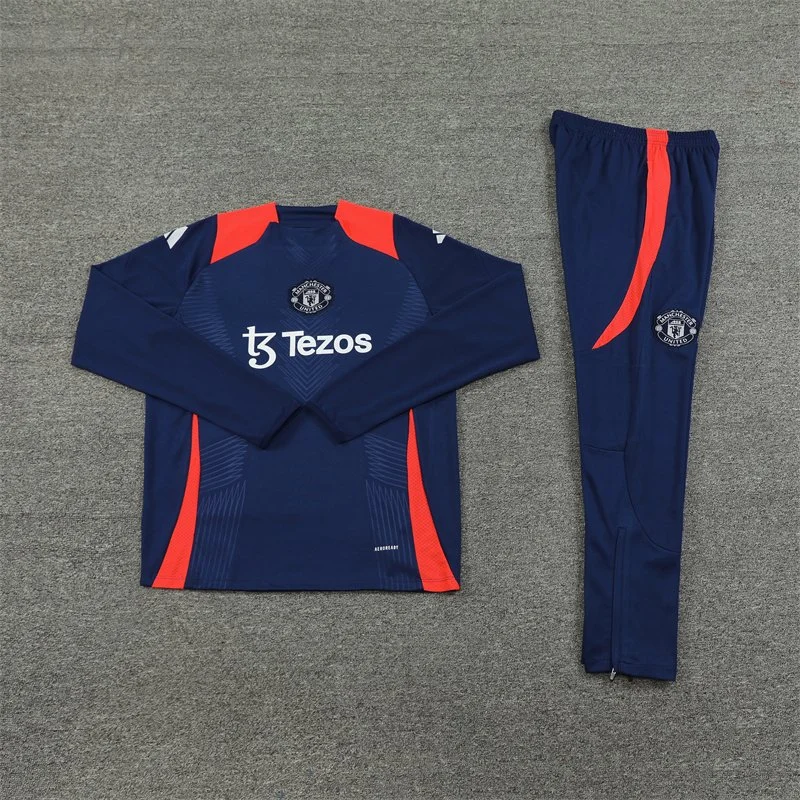 2425 Manchester United F.C. navy blue Training suit set Player version
