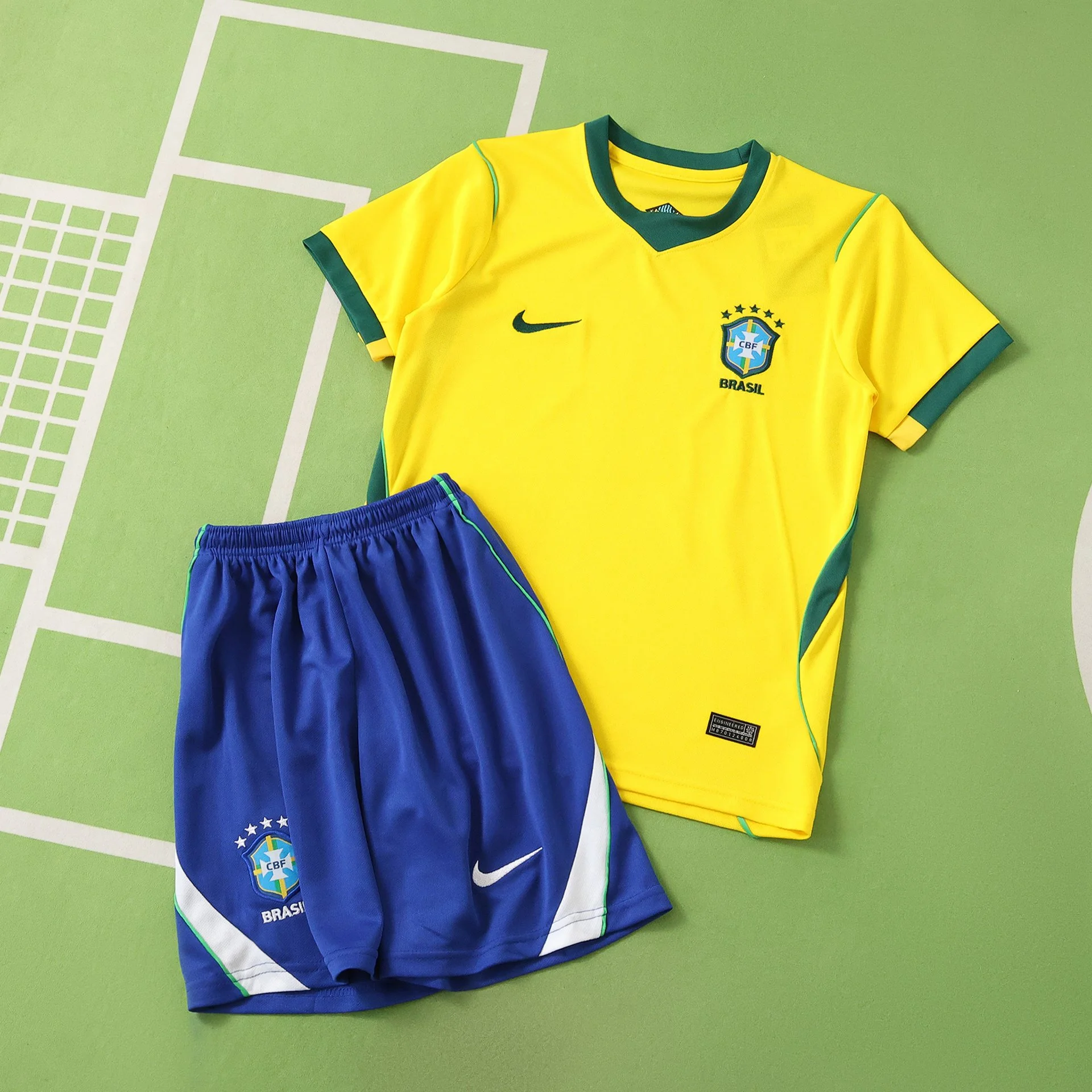 2026 FIFA World Cup Brazil home Kids kit
