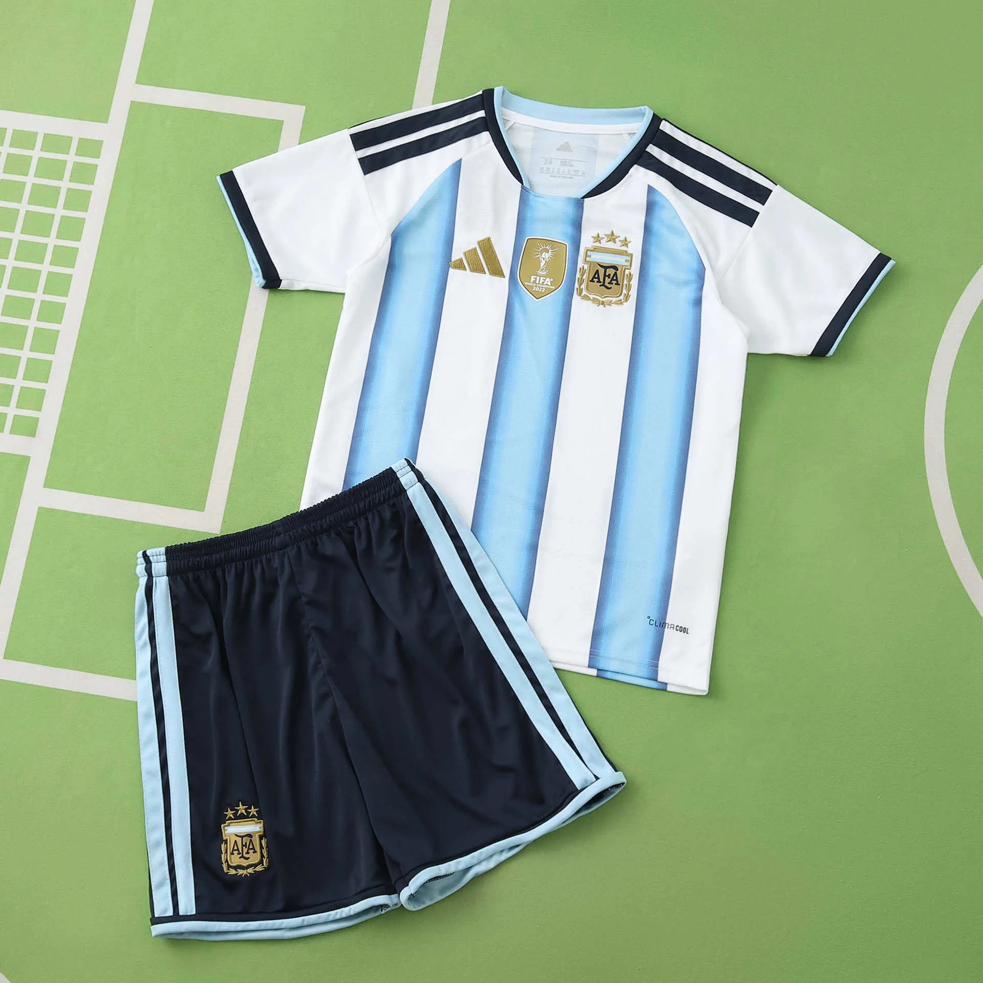 2026 FIFA World Cup Argentina home Kids kit