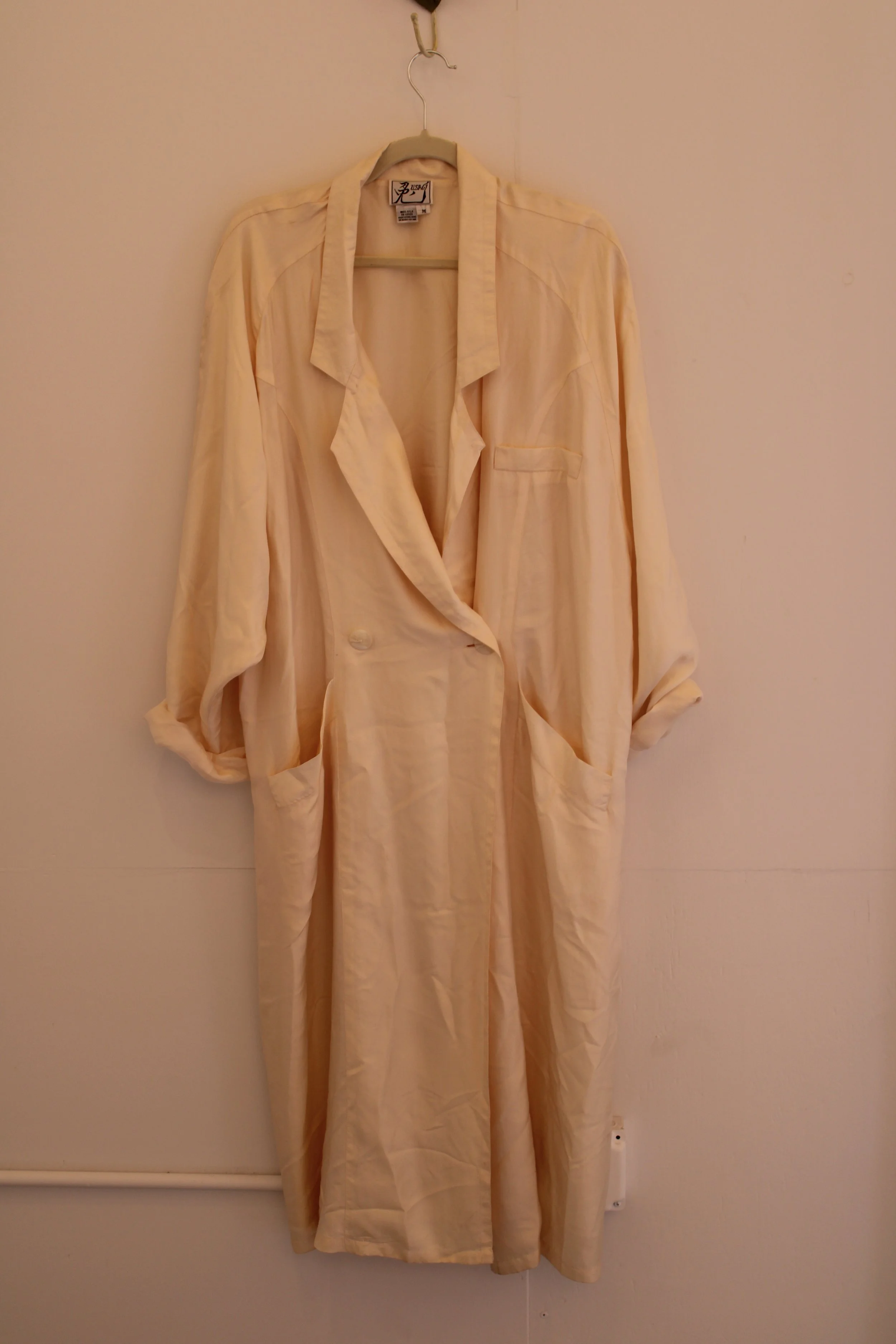Silk Tuxedo Long Duster