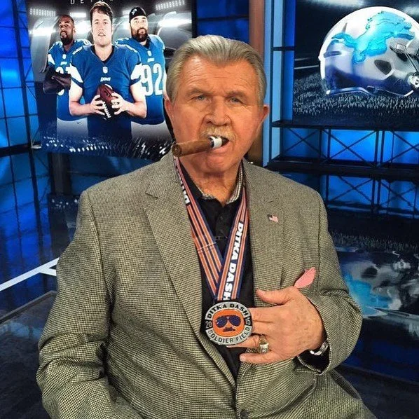 Da Coach sporting the bling on @espn!
🍻
🍻
🍻
🍻
#ditkadash #ditka #dadash #dacoach #espn #dabeer #chicago