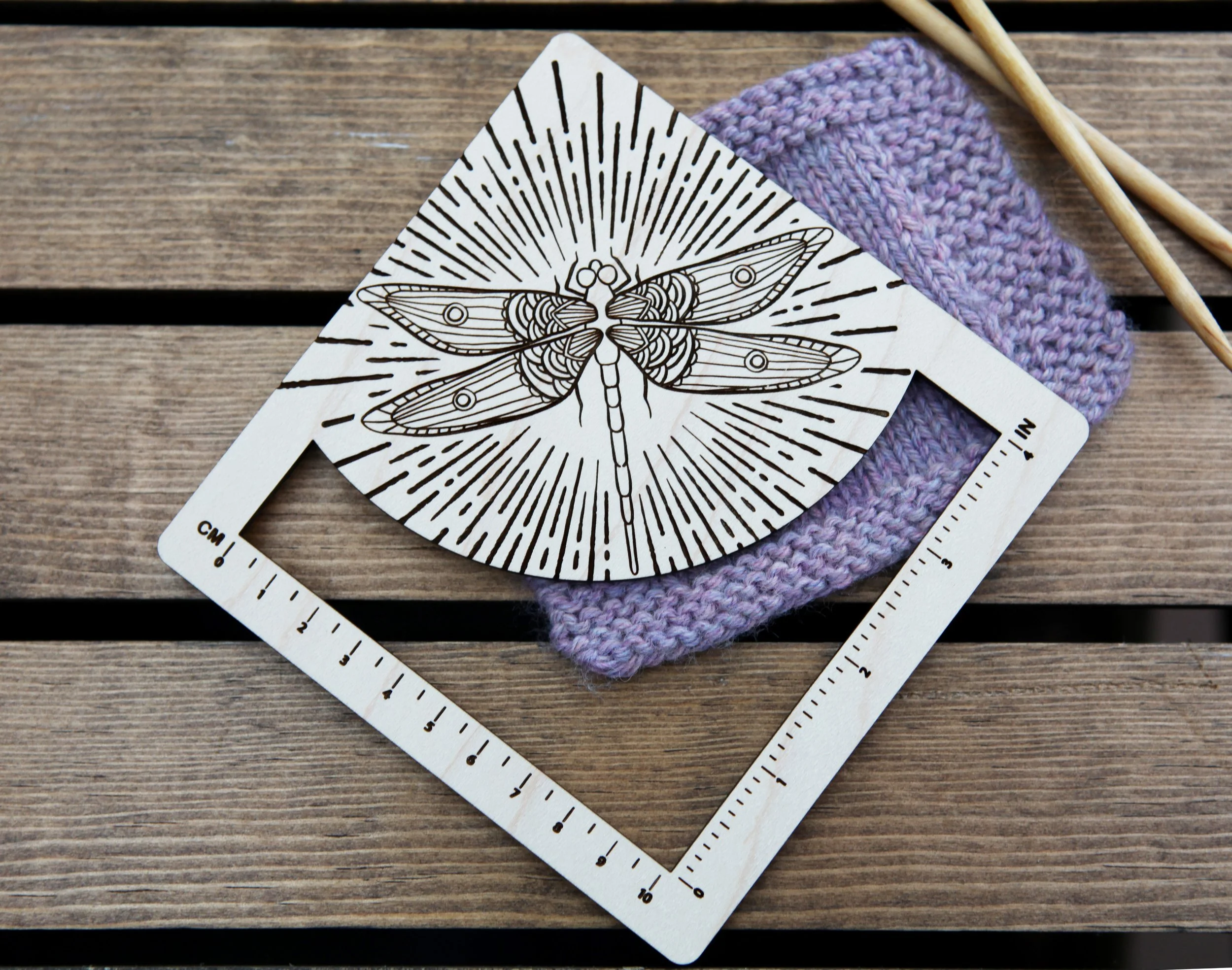 Gauge Swatch Large Ruler Dragonfly 4.jpg