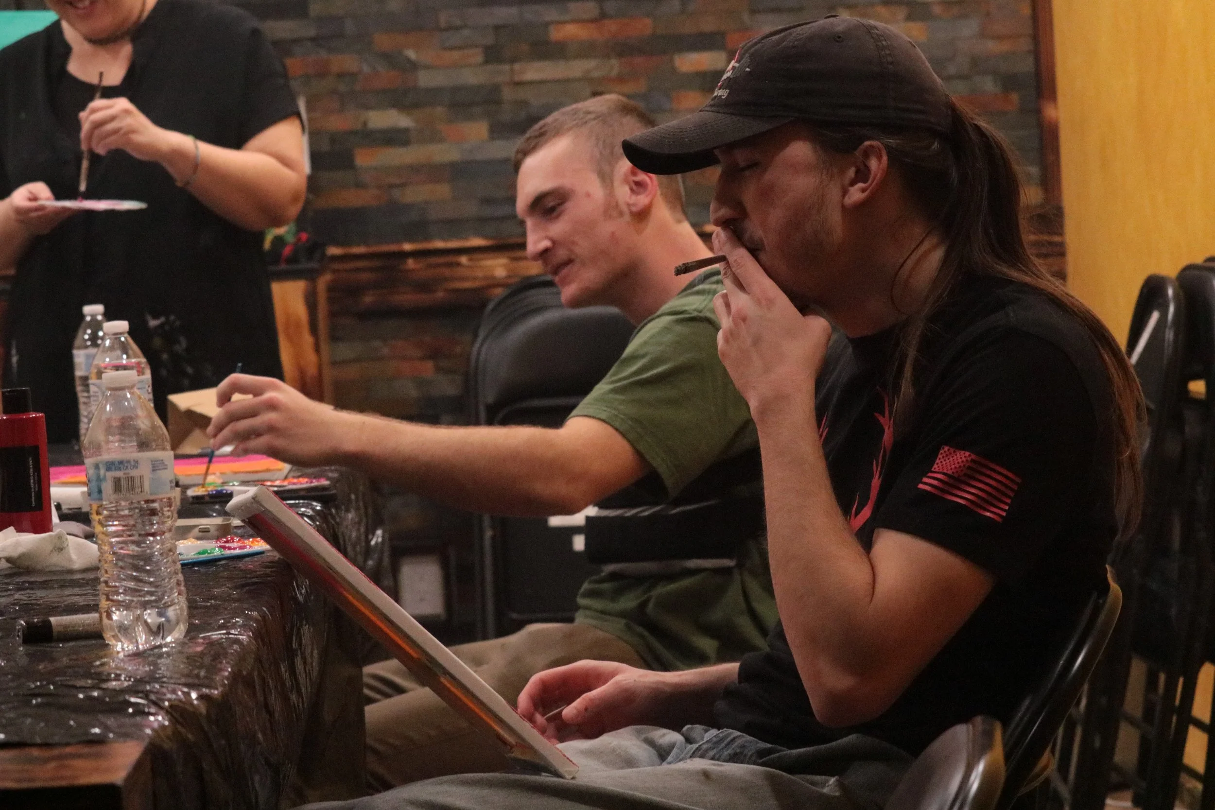 A look into one of our past puffnpaint sessions