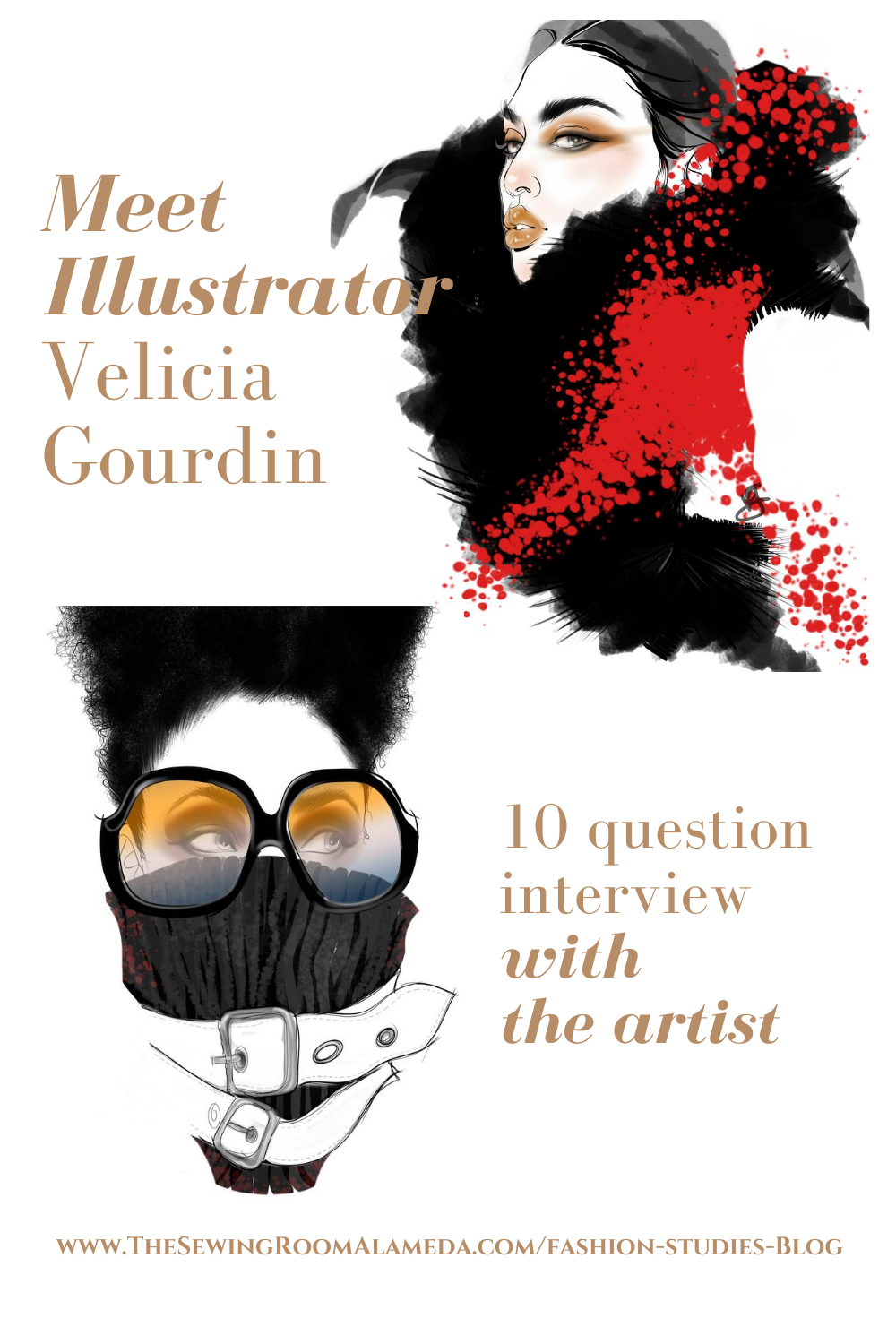 Fashion Illustration - Interview with artist Velicia Gourdin