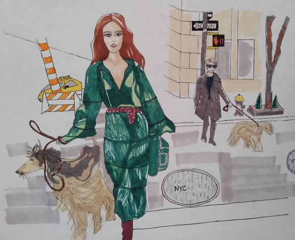 Fashion Illustration - Student Highlight - Alisa Clements