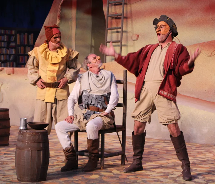 Instructor Maria Chenut Designs Costumes for DON QUIXOTE made into a play by Peter Anderson and Colin Heath