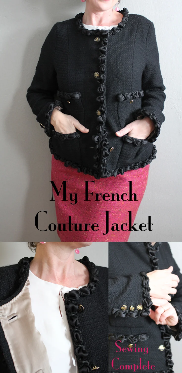 My French Couture Jacket - It's Done!!!!!