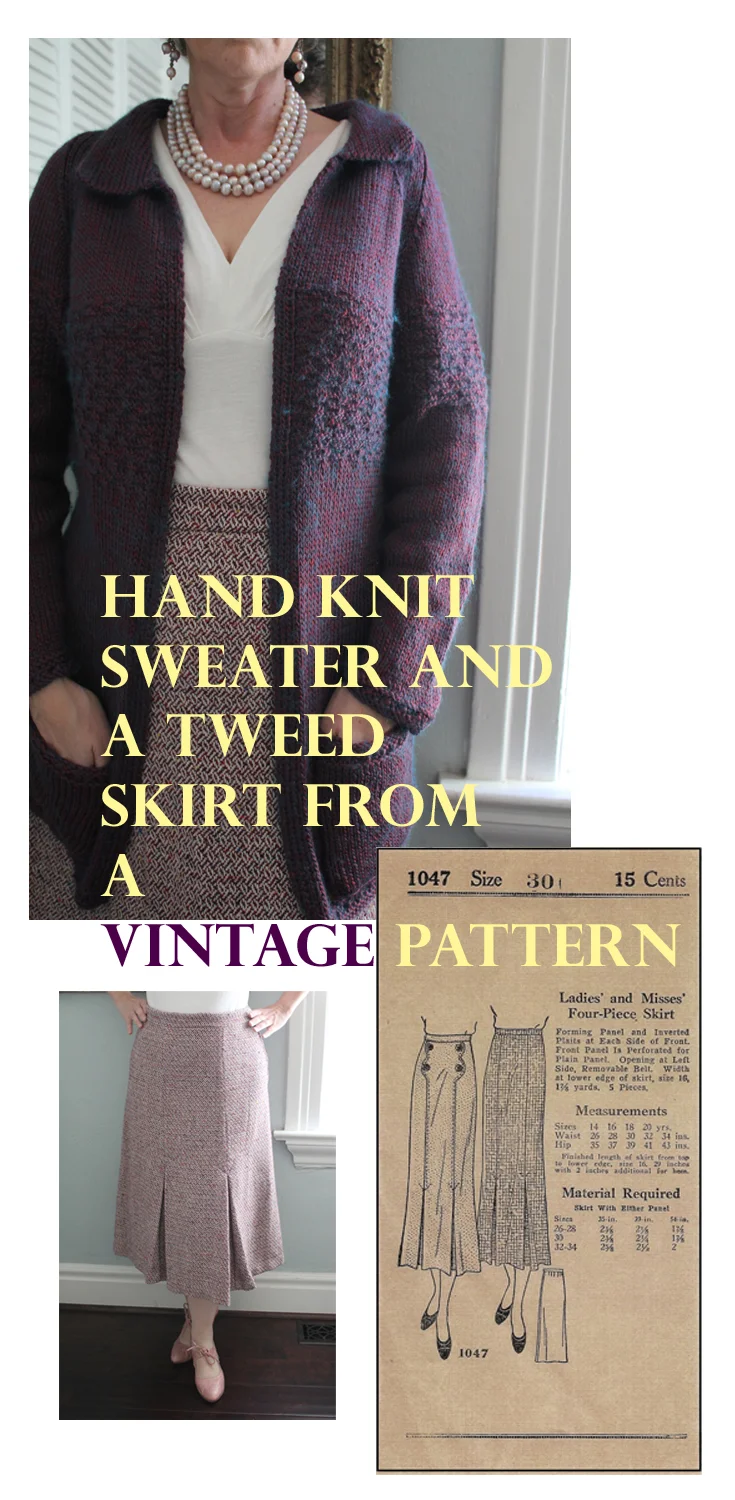 A Tweed Skirt Story - Comparing Body Measurements to Pattern Measurements