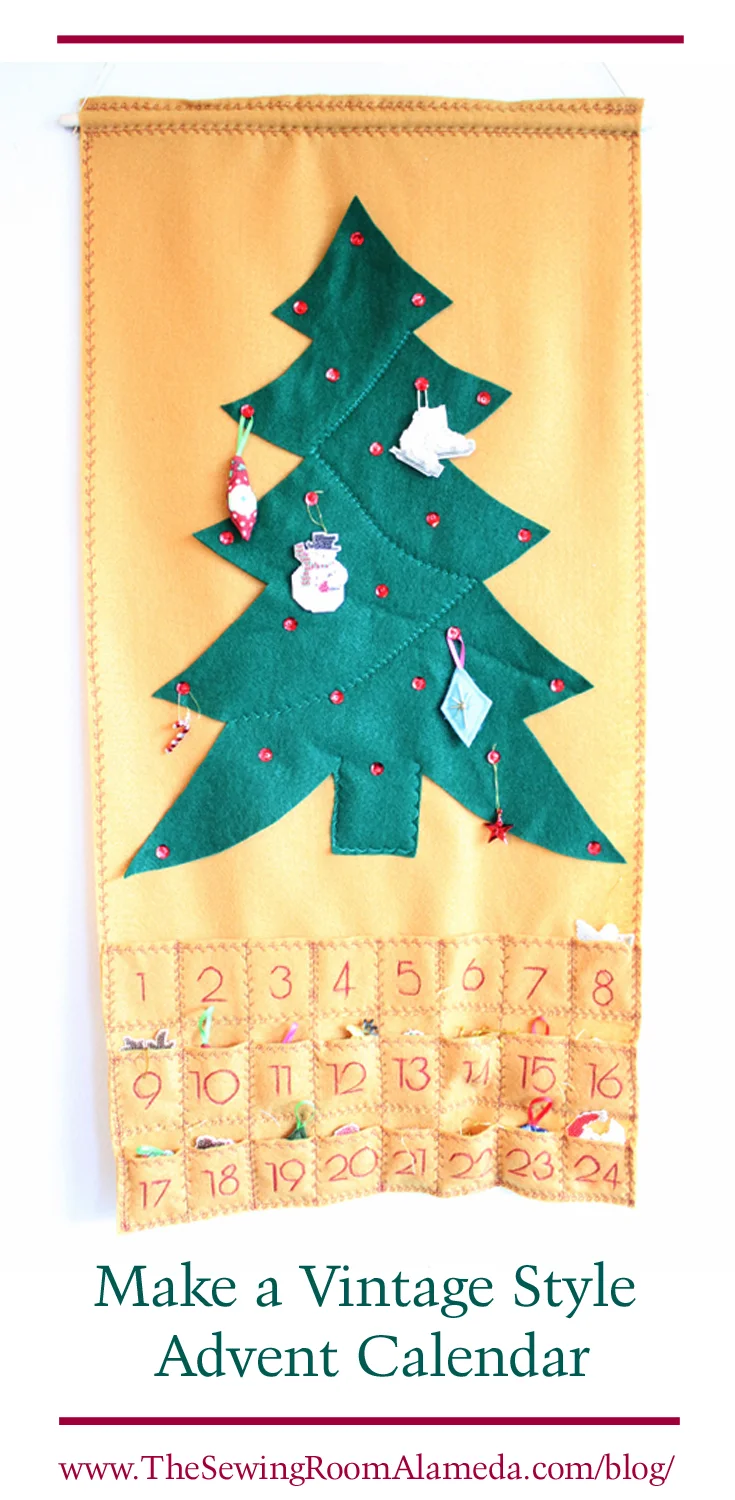 Get Crafty for the Holidays - Make a Vintage Style Advent Calendar