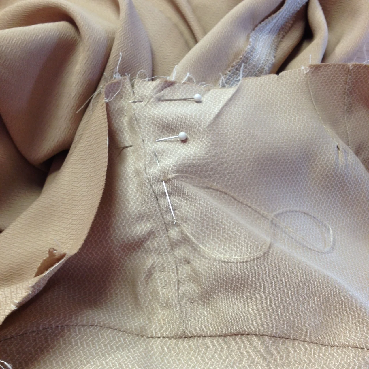 Hand Picked zipper on the side opening