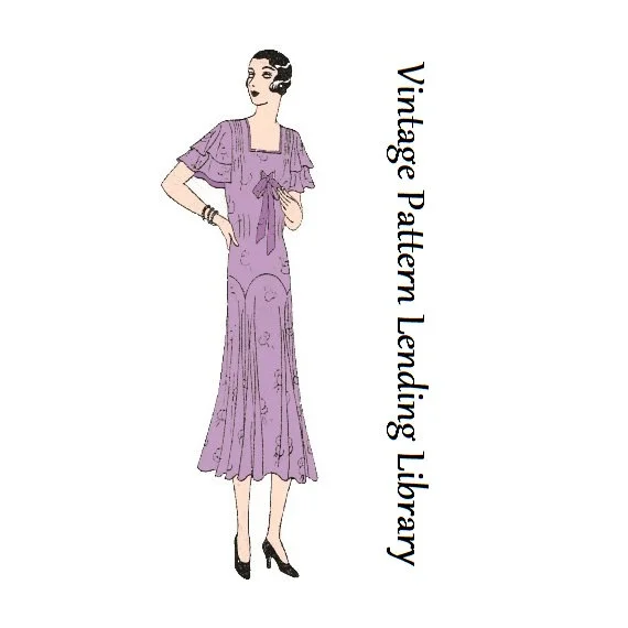 VPLL 1930's Dress with Front Bow (3221)